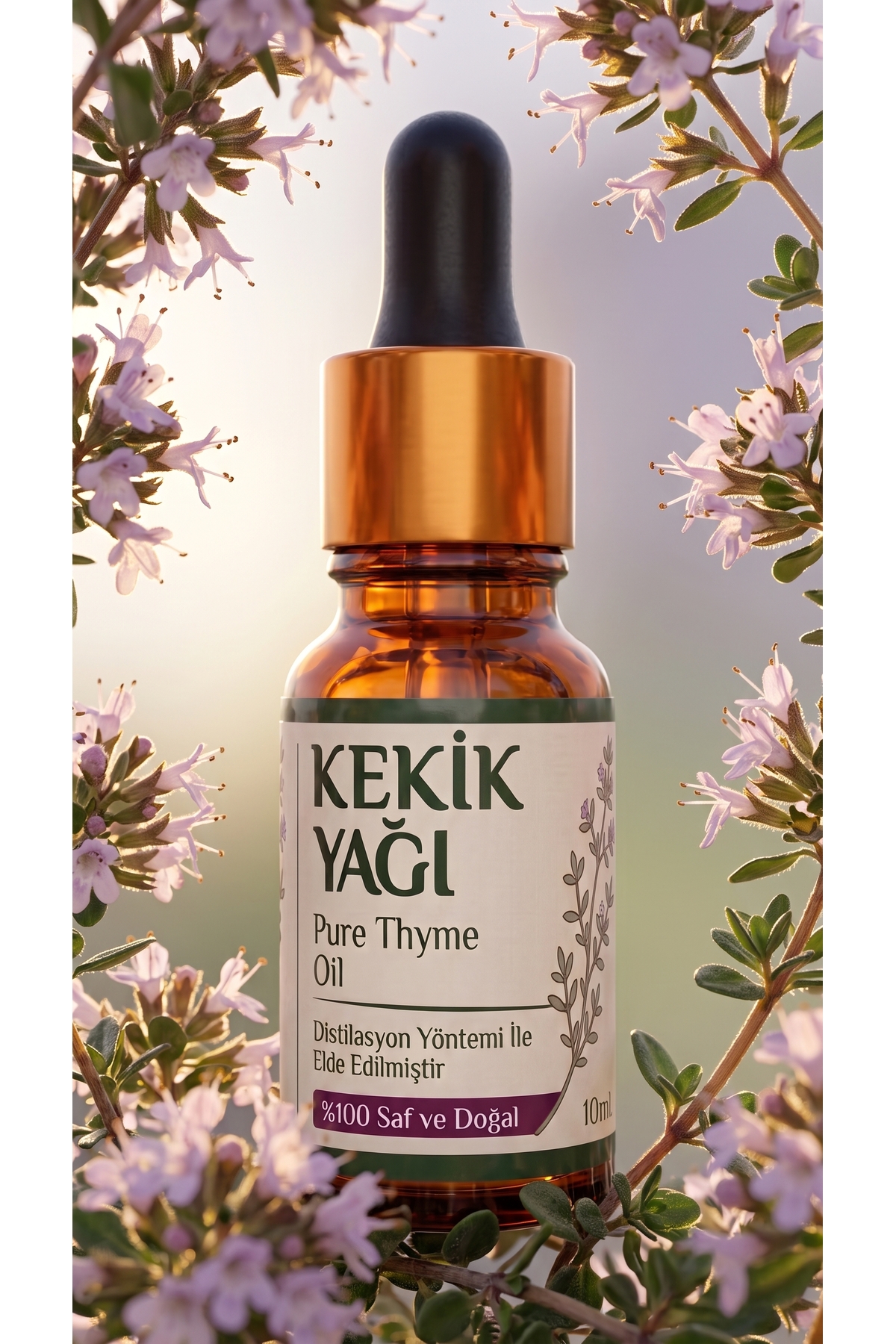 Kekik Uçucu Yağı 10 Ml / %100 Saf Ve Doğal / Thyme Oil — A1-Kekik-yag-10 — تصویر 2 از 8