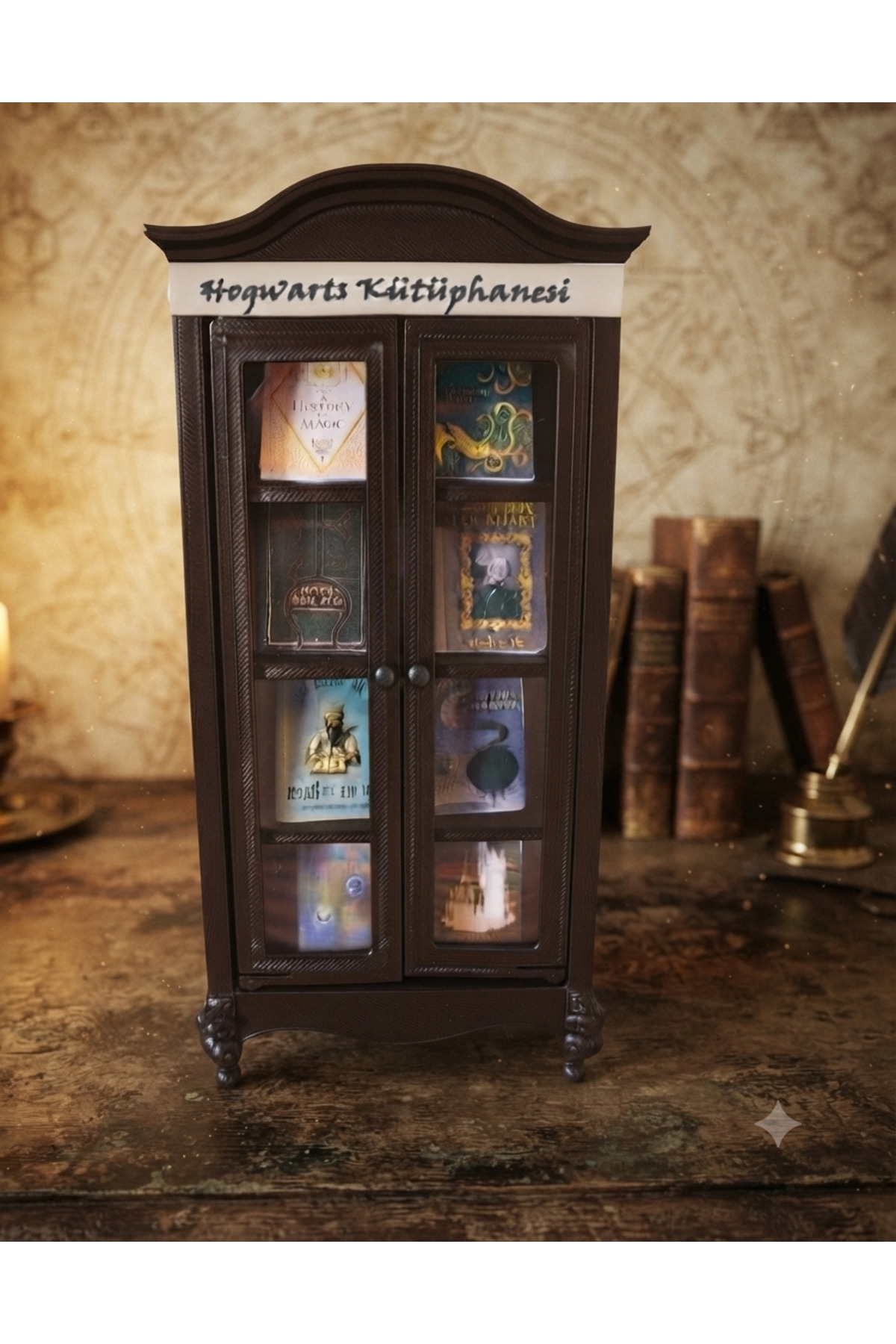 TRENDİN YOLU Harry Potter kütüphanesi sihir kitapları sekiz adet