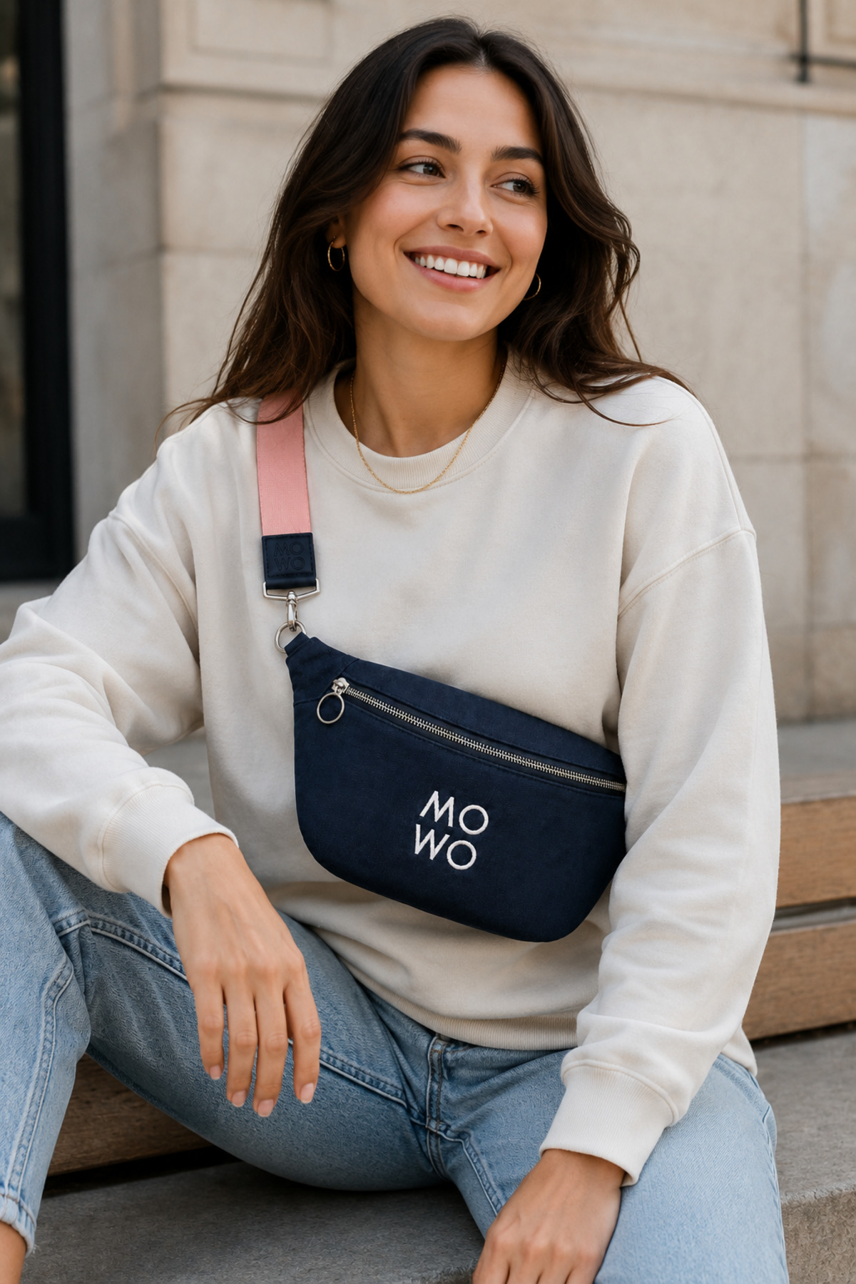 MOWO Premium Canvas Freebag Compact Boy Bel ve Omuz Çantası - 13 Farklı Askı Seçeneği görsel 6
