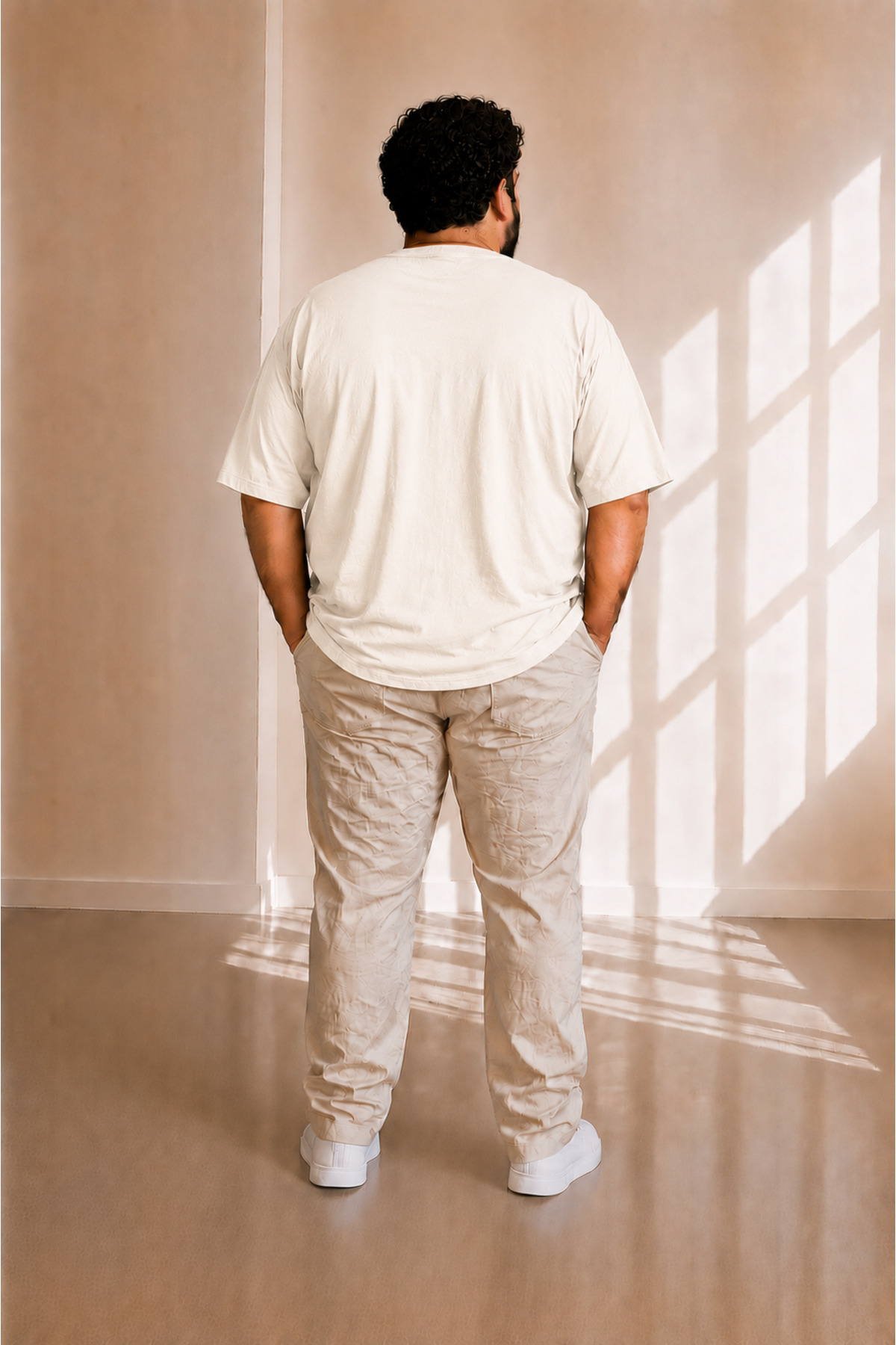sngl tekstil Erkek Büyük Beden Oversize Kısa Kollu T-shirt 3xl 4xl 5xl 6xl 7xl 8xl 9xl görsel 3