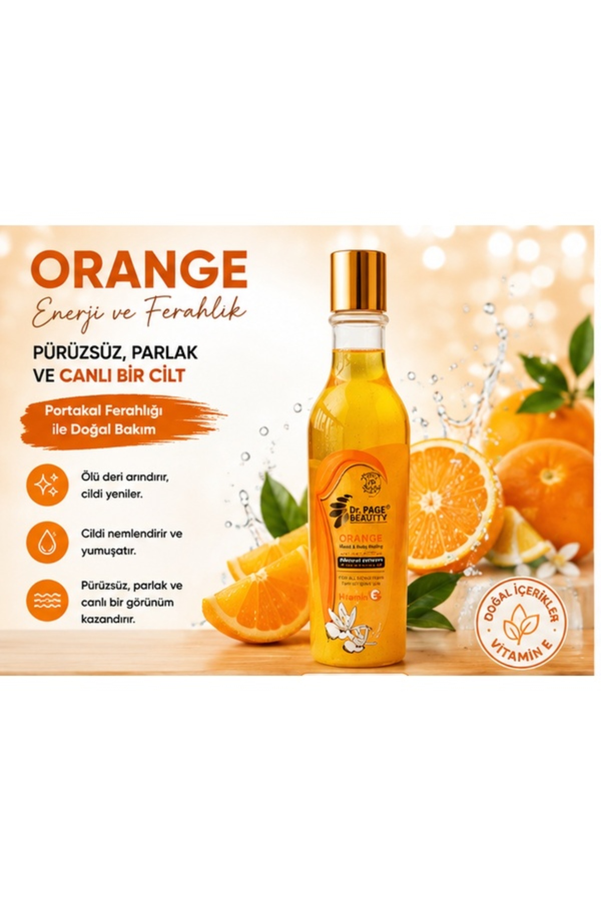 Dr. Page Beauty Hand & Body Orange Peeling 300gr — 6
