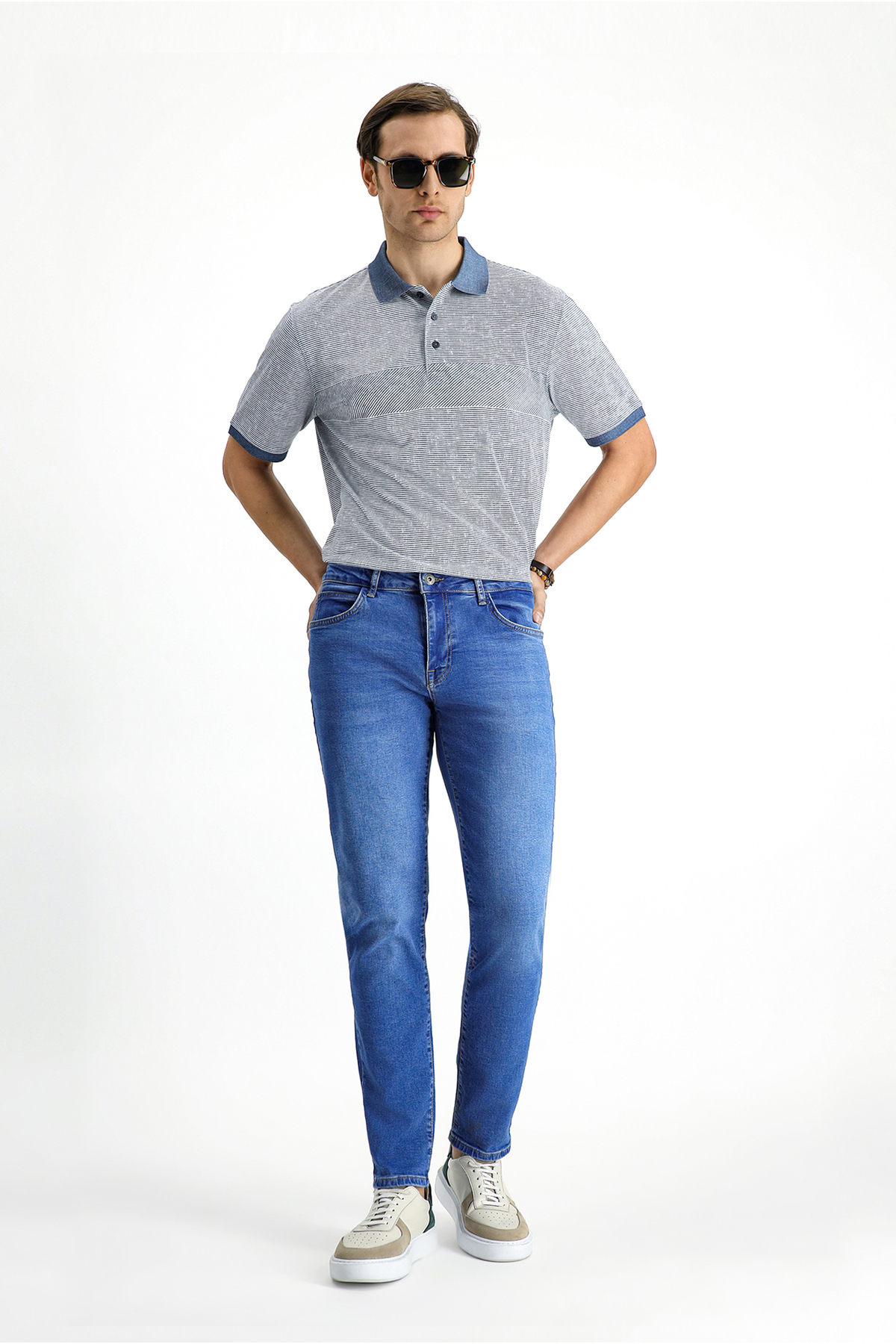 Kiğılı Slim Fit Dar Kesim Likralı Denim Pantolon görsel 4