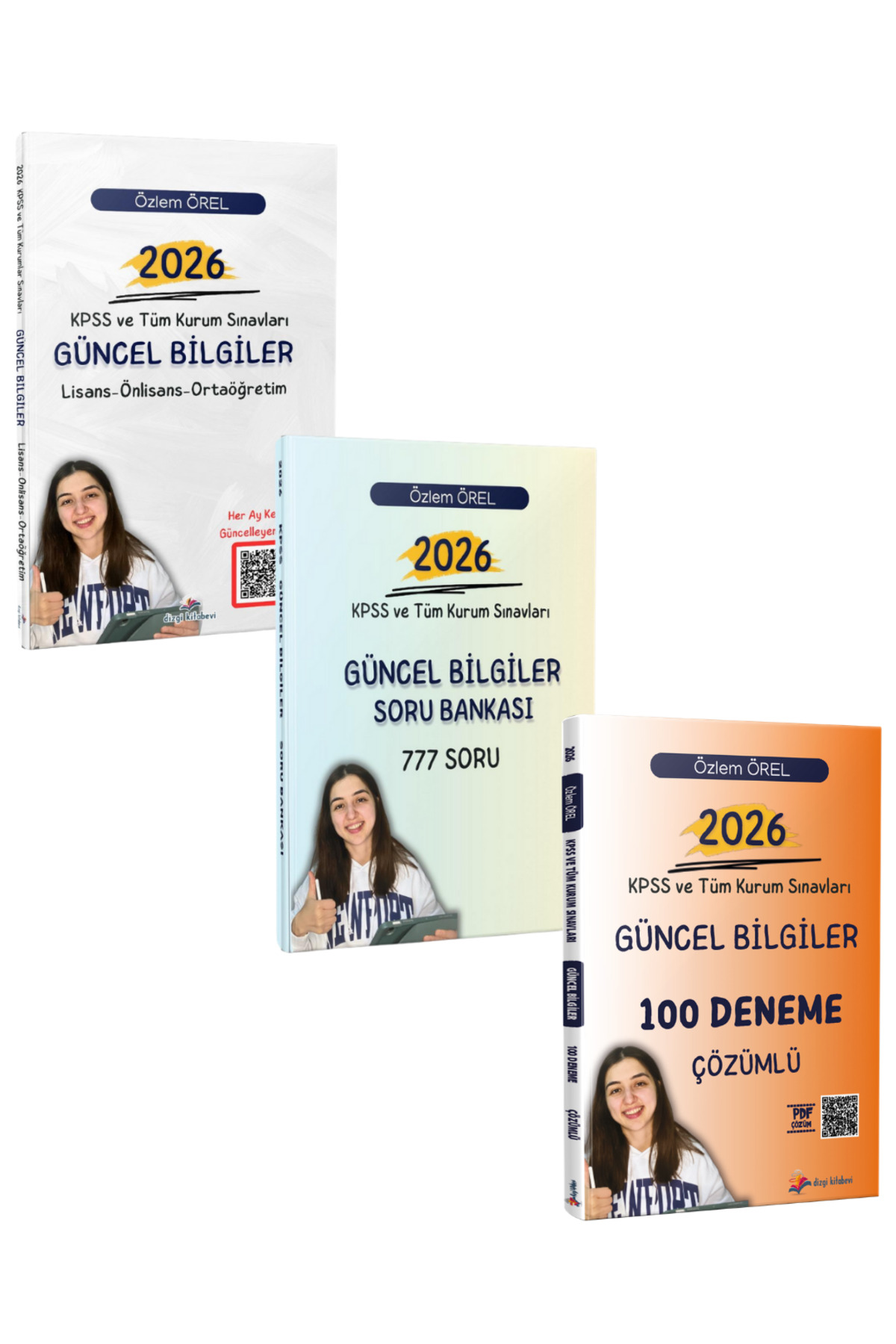 Dizgi Kitap 2026 KPSS ve Tüm Kurum Sınavları Güncel Bilgiler 3'lü