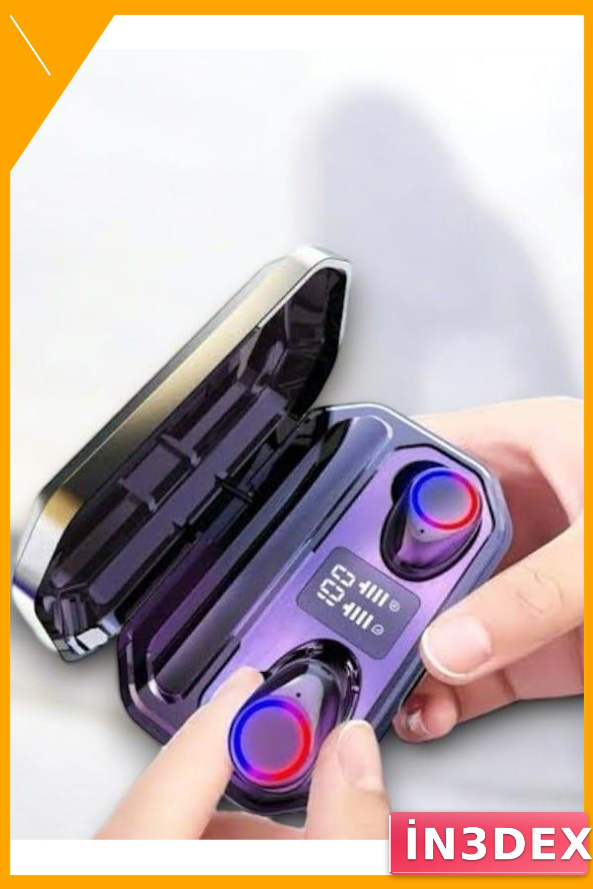 Kablosuz Bluetooth Kulaklık Powerbank Şarj Kutusu M12