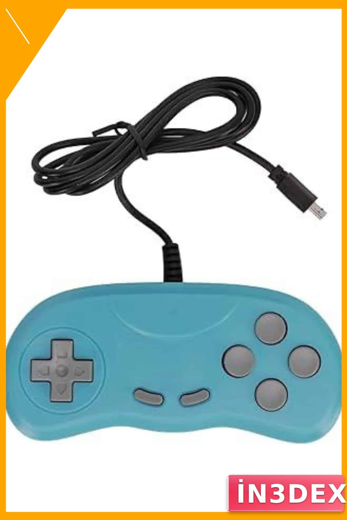 Retro El Oyun Konsolu 500 Oyun 3.0 İnç LCD Ekran Çift Joystick