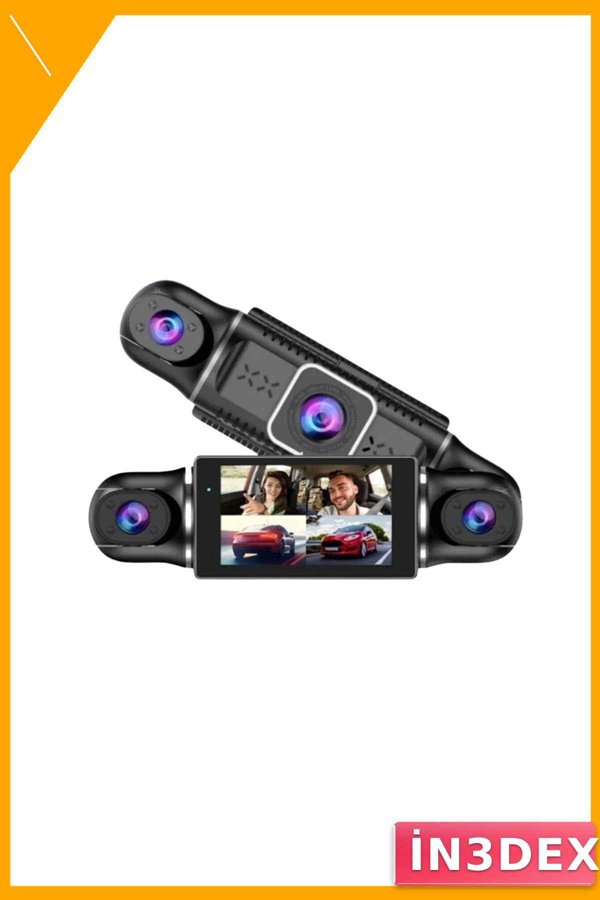 1080P Full HD Araç İçi Kamera 170 Derece Geniş Açı G Sensörlü Gece Görüşlü