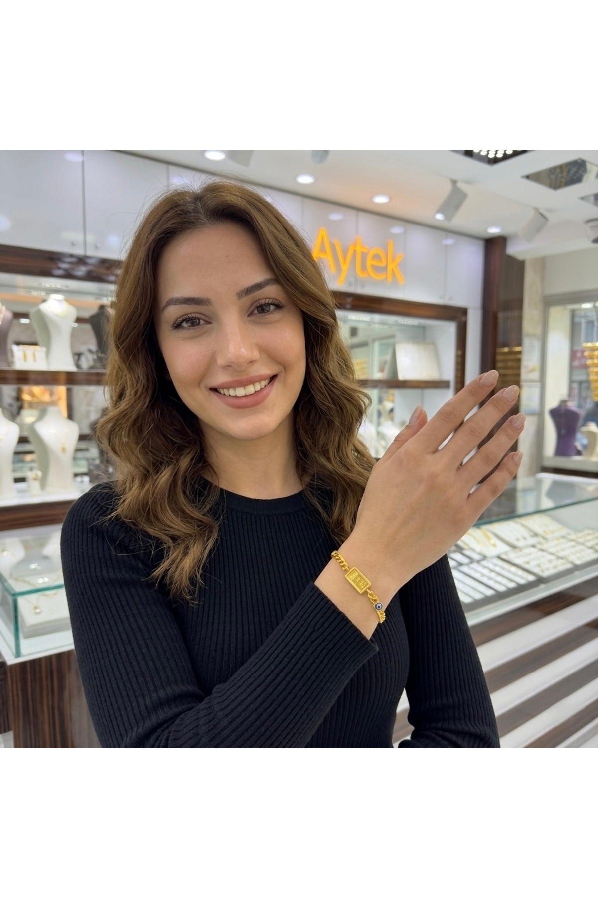 aytekgold 24 Ayar Gram Altınlı Gurmet Bileklik görsel 3
