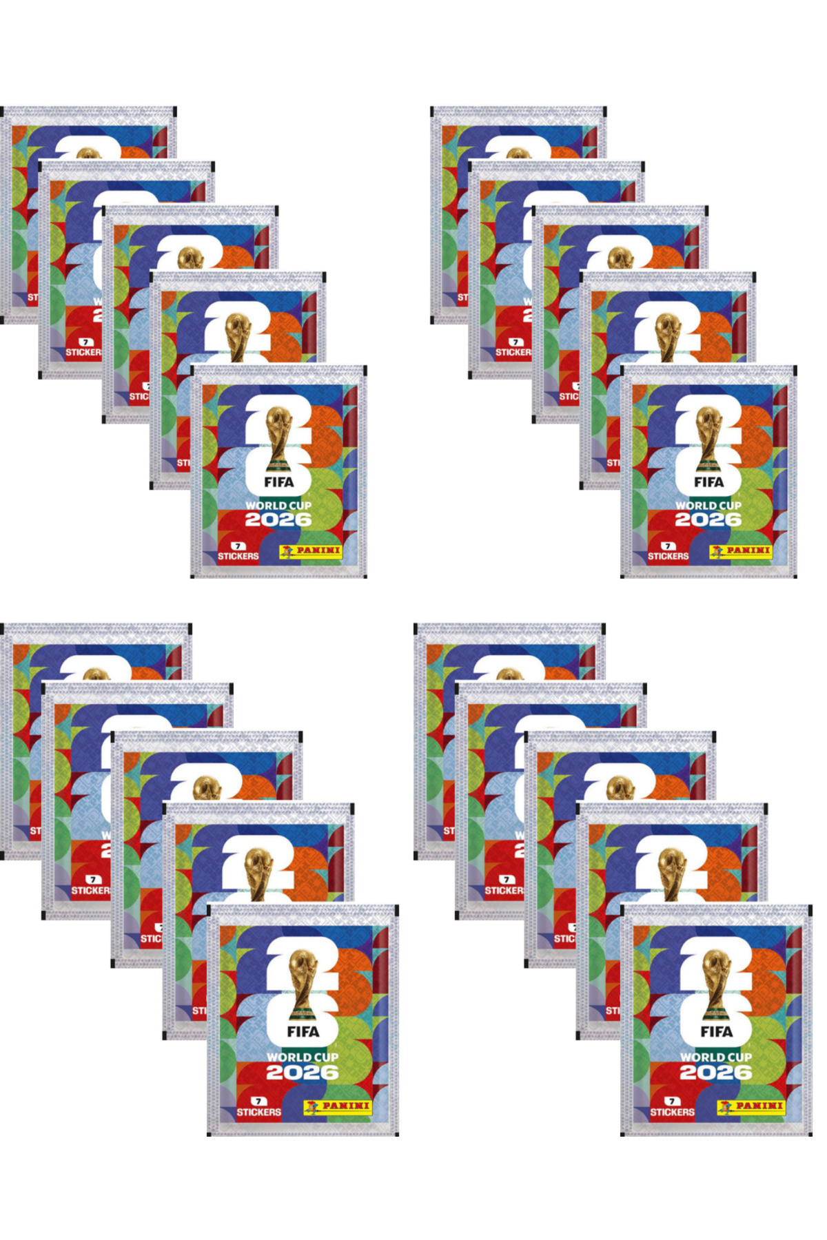 Next Plus Lisanslı FIFA World Cup 2026 Panini 20 Paket (140