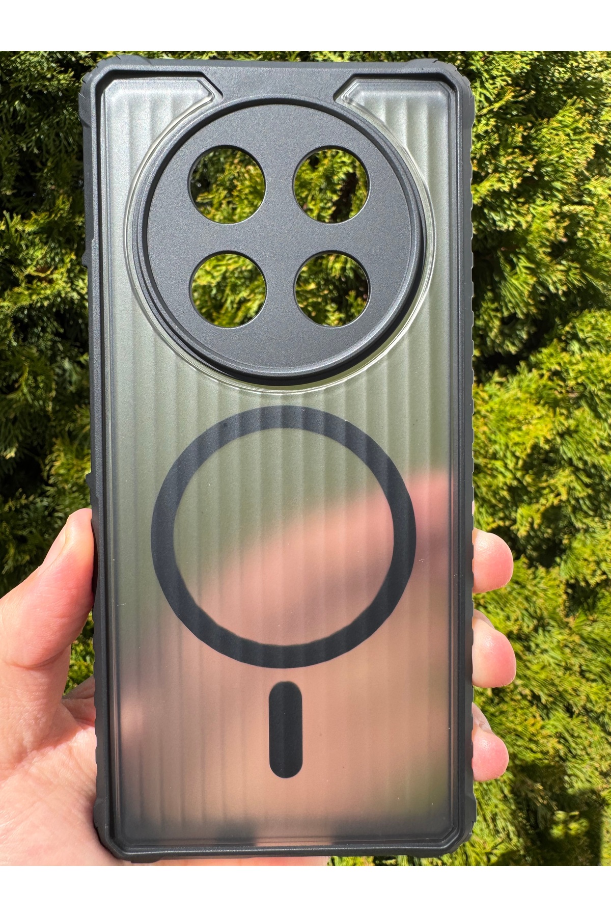 Honor Magic 7 Lite Uyumlu Magsafe Kılıf Kamera Korumalı Antishock Darbelere Dayanklı Tank Arka Kapak