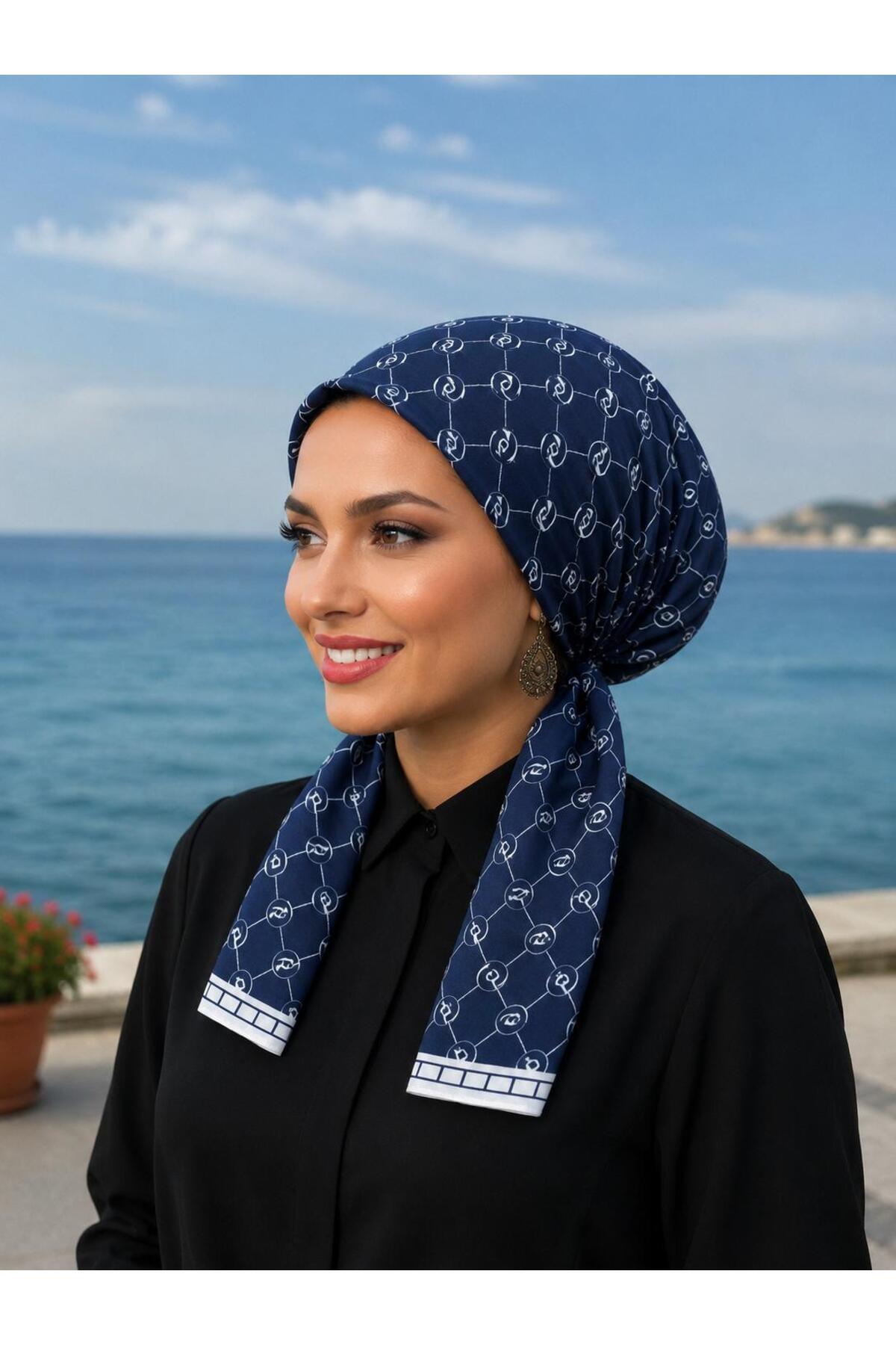 scarf bonnet cotton cember fabric does not slip