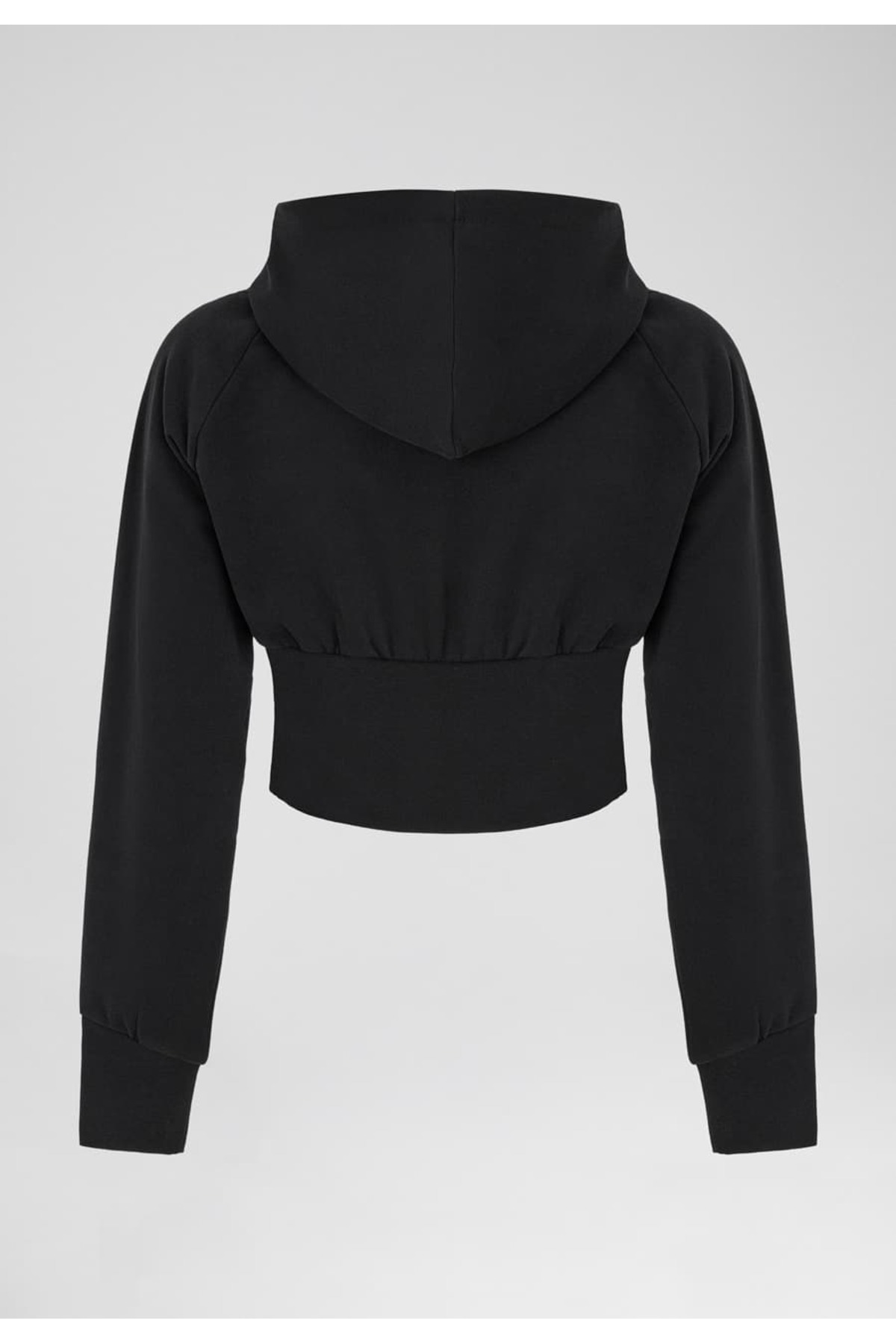 Definex Kadın Korse Fit Dual Zip Kapüşonlu Sweat görsel 4