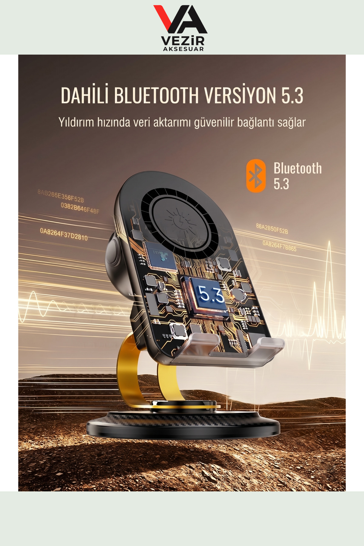 Mobile Phone Sensor Speaker Stand – Kablosuz Sensörlü 5W Sesli Telefon & Tablet Tutucu