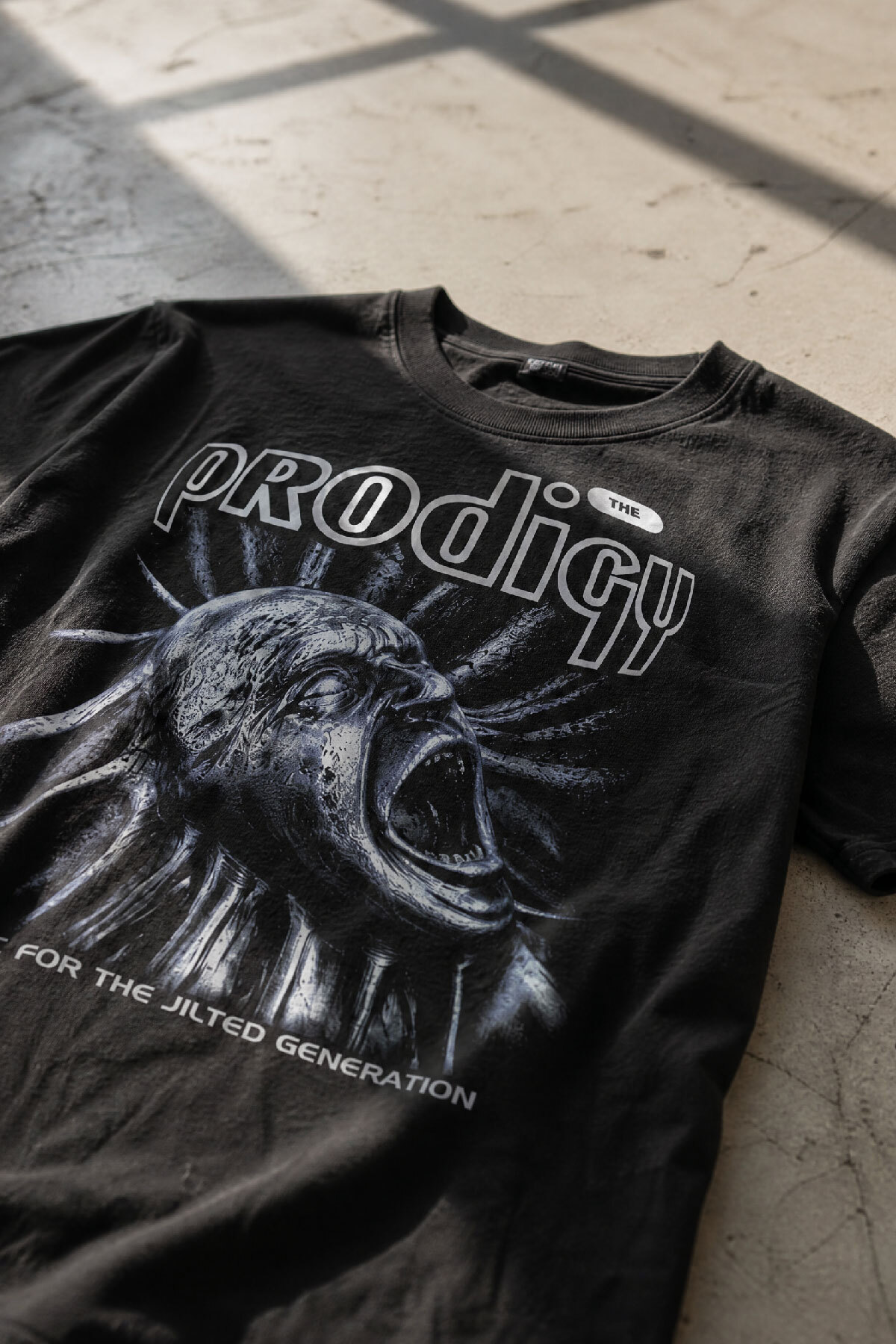 Kendim Seçtim Siyah Tişört The Prodigy Electronic Punk Rave Techno
