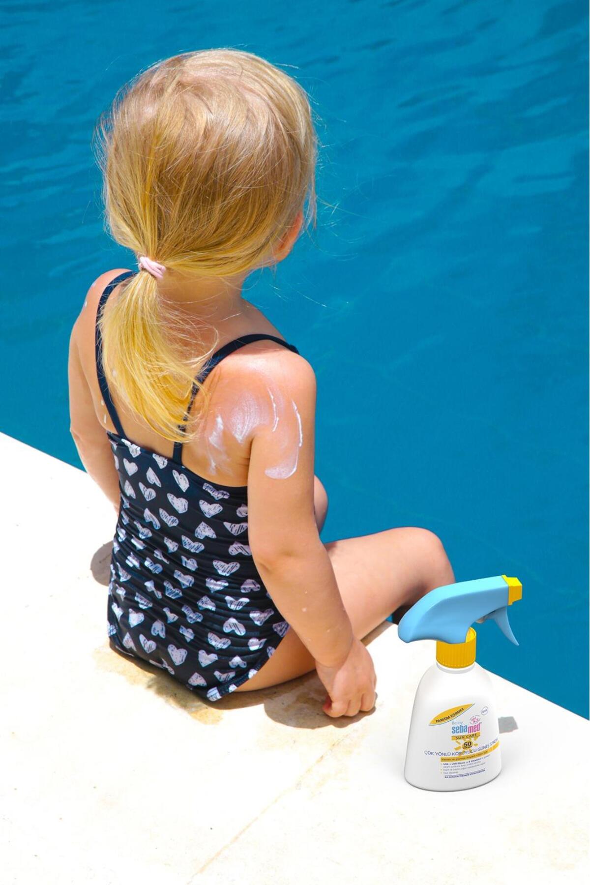 Bebek Güneş Spreyi SPF 50+ 200 ml %98 UVA Korumalı UVB Filtreli Çok Yönlü Koruyucu Parfümsüz Hassas — 4103040053510 — تصویر 4 از 6