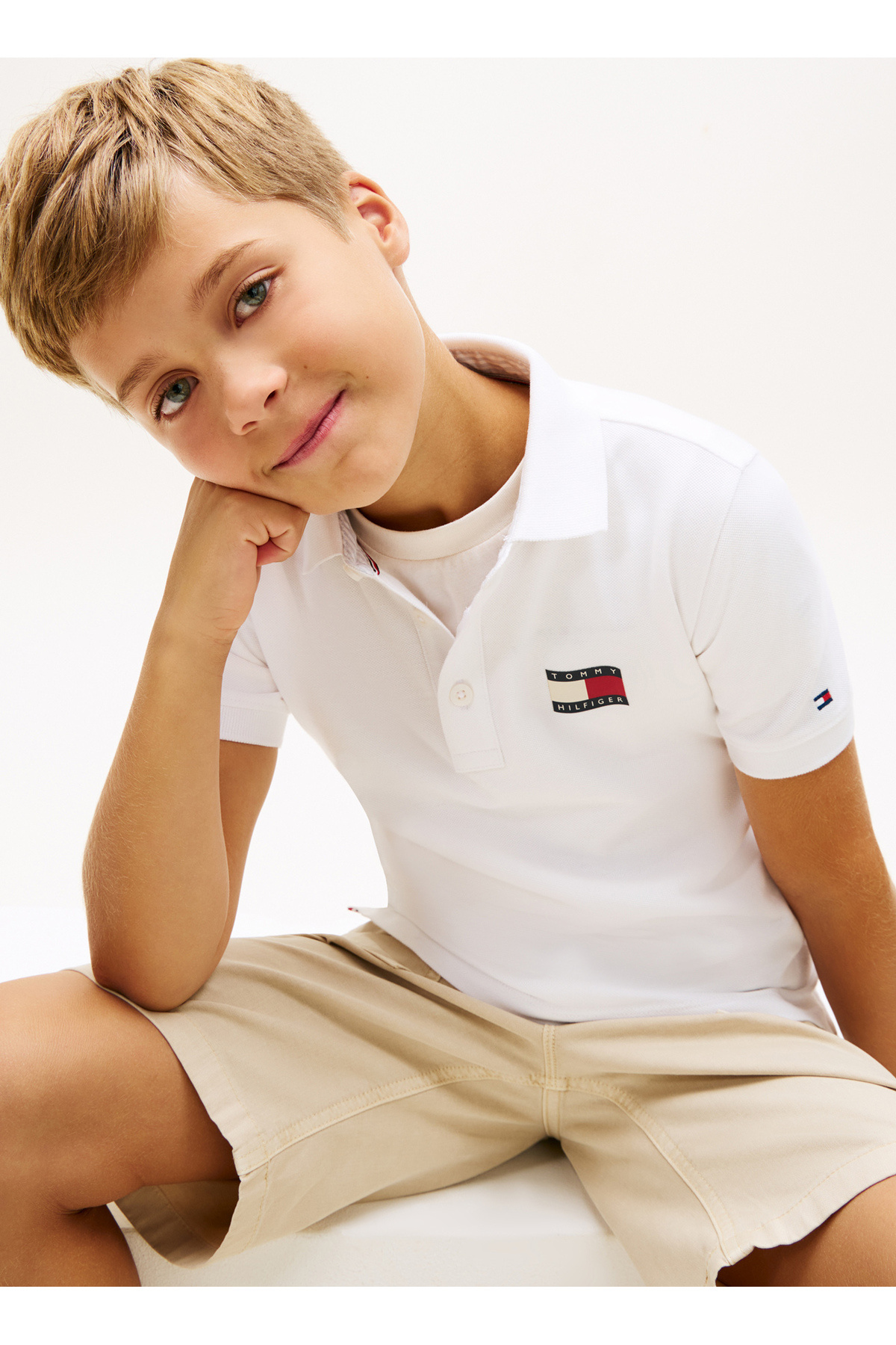 پولوشرت پسرانه یقه پلو | تامی هیلفیگر Tommy Hilfiger 5003345734 BD - تصویر 4