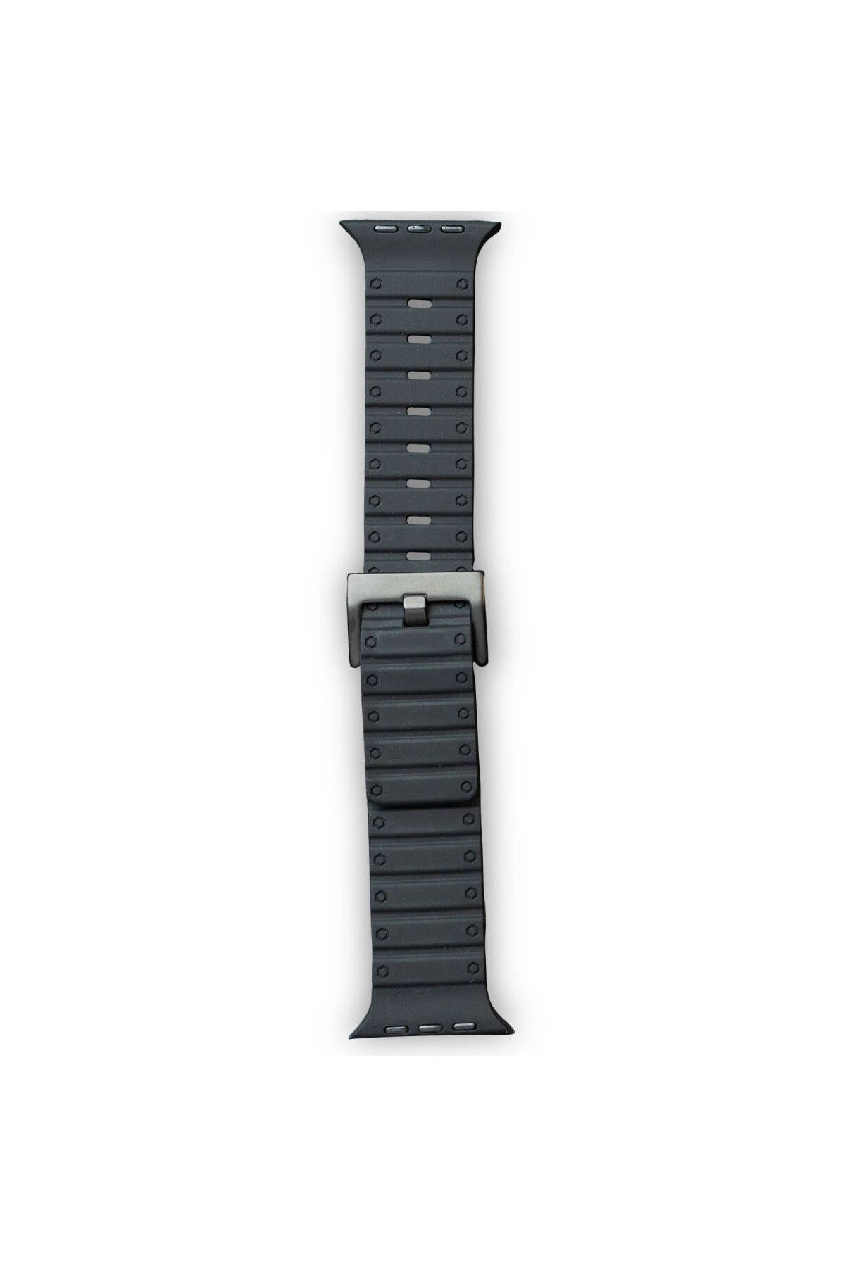 Watch 42mm Magnus Mıknatıslı Silikon Kordon (saat Değildir) - Siyah