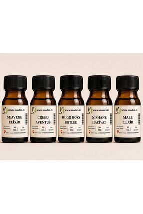 MADEX ESANS PREMIUM ERKEK PARFÜM ESANS SETİ HER BİRİ 50 ML YÜKSEK KONSANTRE İ...