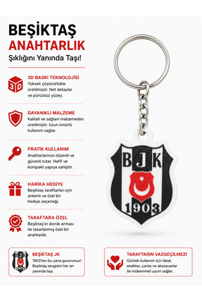urfatakıtasarım Beşiktaş BJK 1903 Anahtarlık 3D Baskı Taraftar Tasarımlı Şık ...