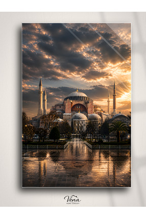 VenaHomeConcept Ayasofya Cam Tablo – Dekoratif İstanbul Duvar Tablosu