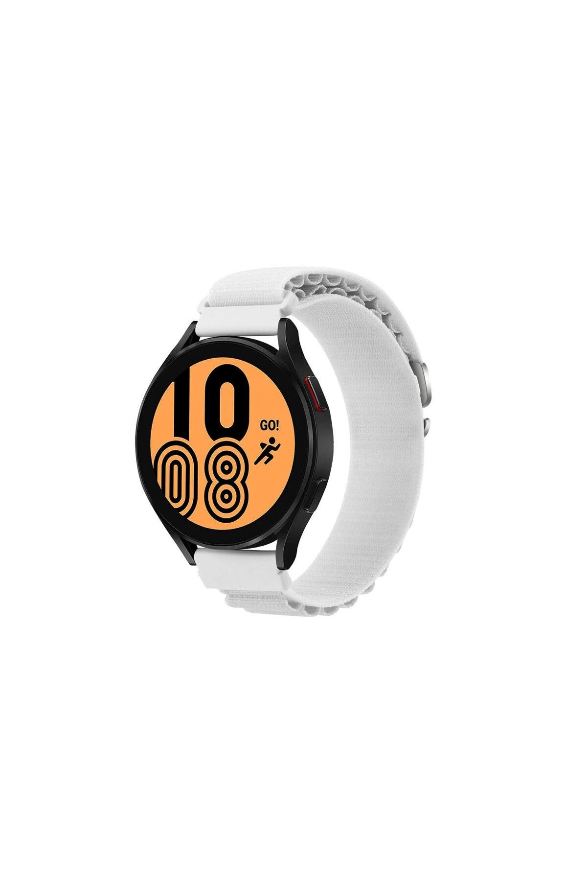 Watch 20mm Kr410 Kumaş Kordon - Beyaz