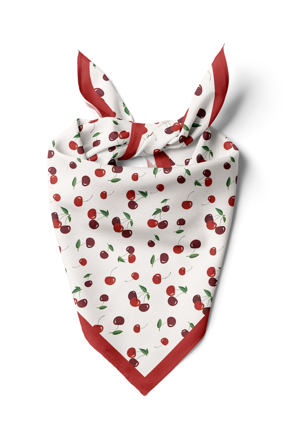 tuaipek Kiraz Mevsimi Desen Bandana/Fular