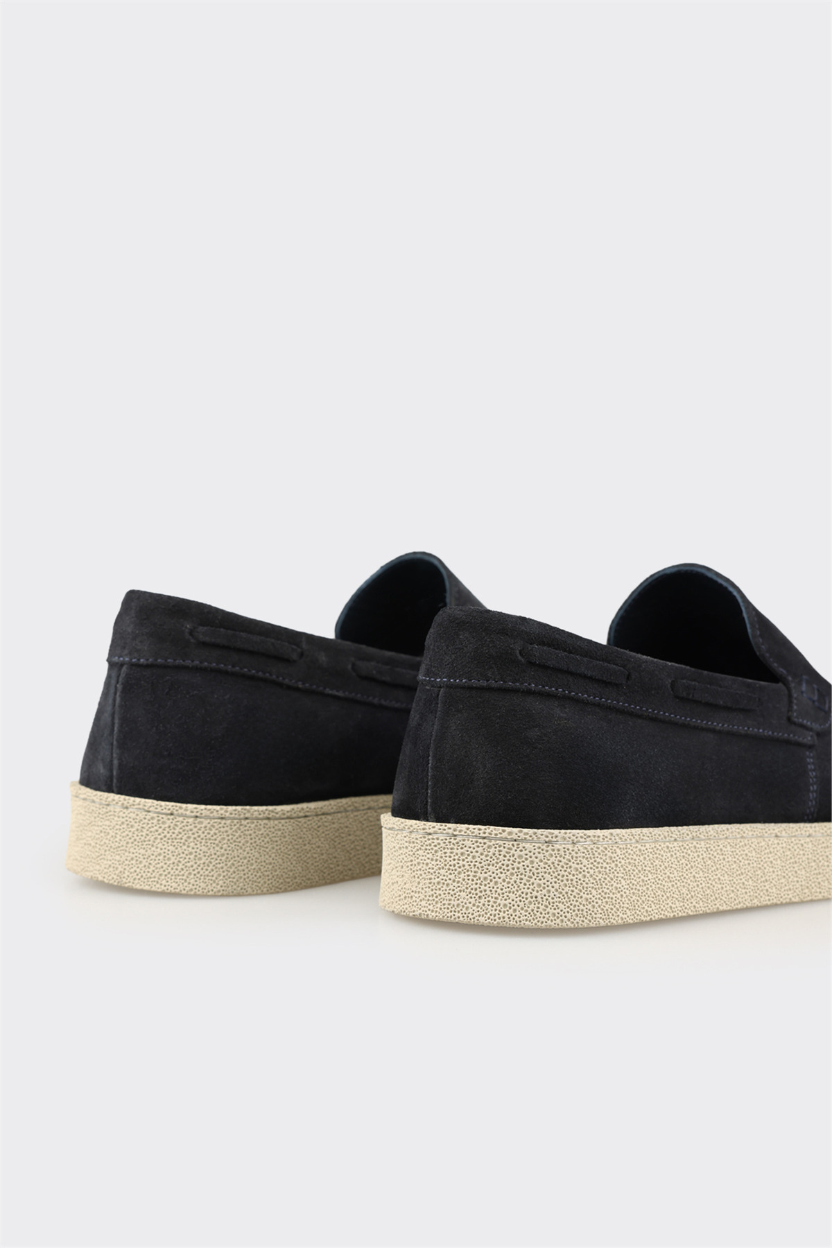 Elle Shoes Lacivert Deri Erkek Günlük Ayakkabı görsel 5