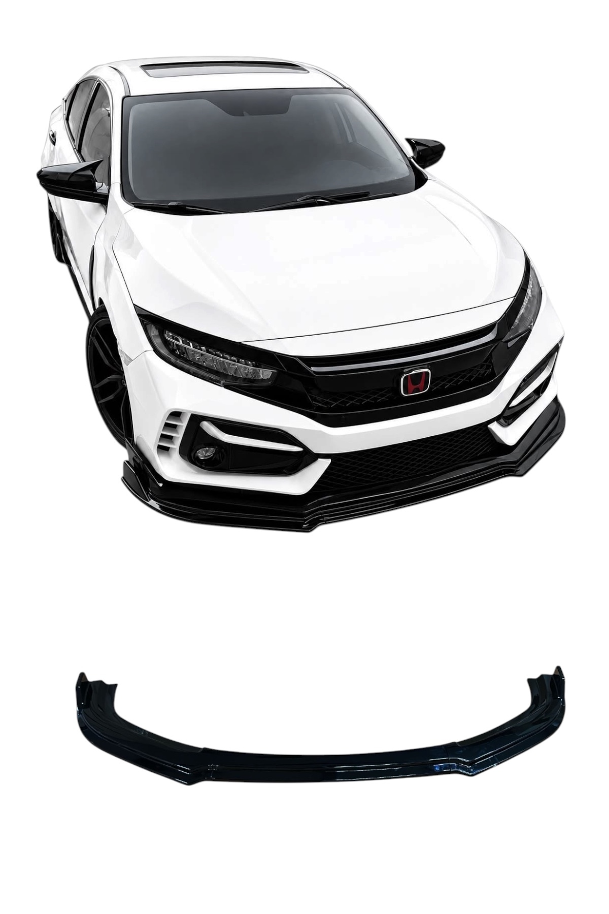 Harphour Honda Civic Fc5-Fk7(2016-2020) Typer Tampon Uyumlu Katlı