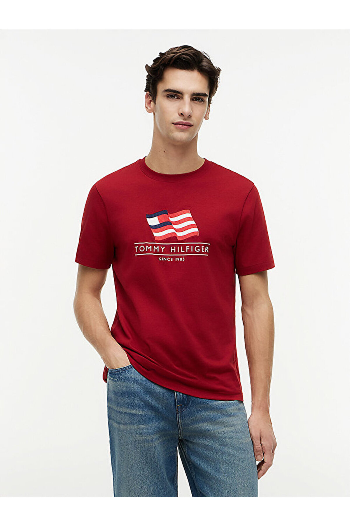 تیشرتمردانهTommy Hilfigerقرمز تیشرتمردانهTommy Hilfigerقرمز