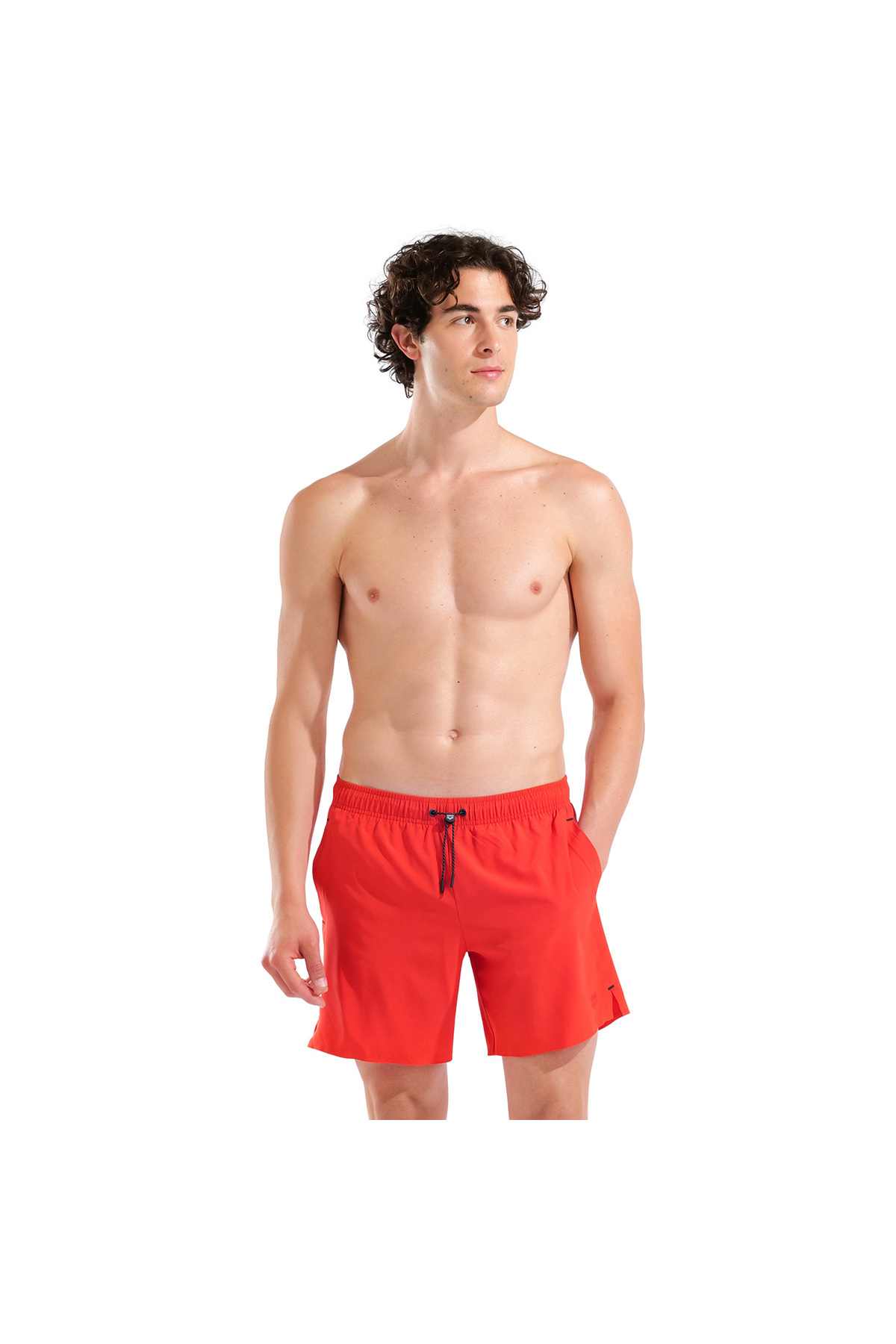 شورت شنا مردانه قرمز Evo Beach Boxer Solid 010867400 آرنا شورت مایو ARENA