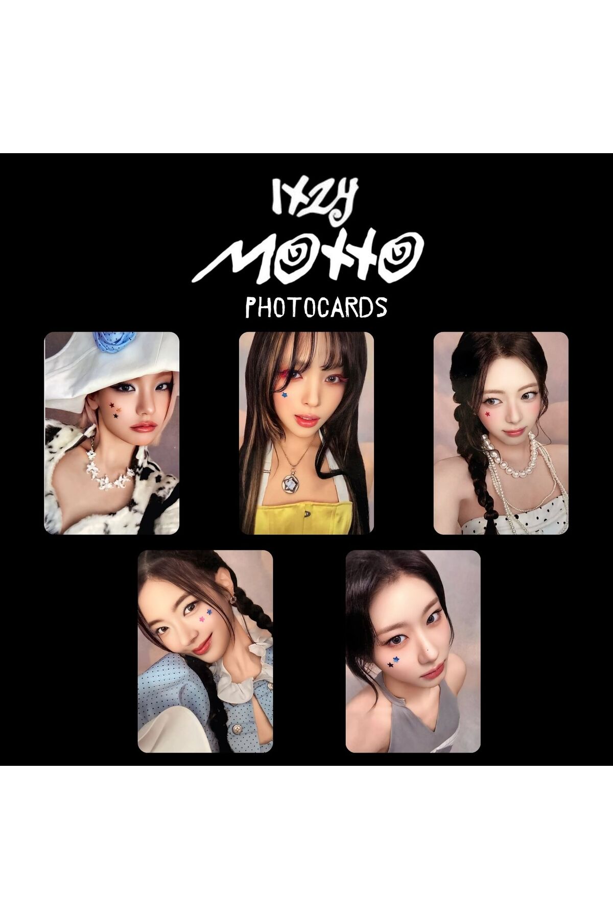 Kpop Dünyasi ITZY '' Motto '' Photocards Set Photobook C - Fiyatı