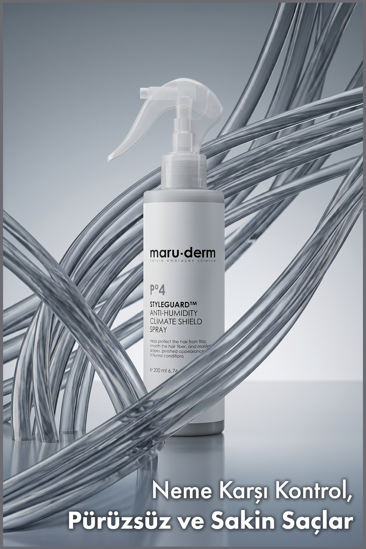 StyleGuard™ Anti-Humidity Climate Shield Spray 200 ML - Nem, Kabarma ve Elektriklenme Karşıtı Saç Spreyi — 8688653624792 — تصویر 4 از 6