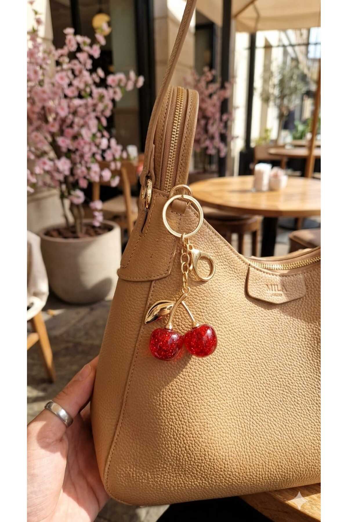 Cherry Shaped Keychain Gift