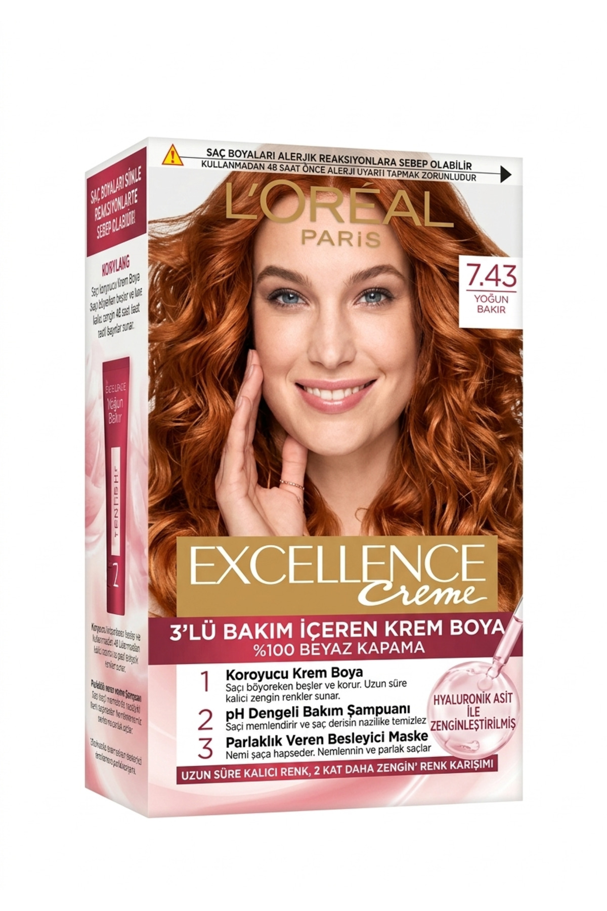 Excellence Saç Boyası 7.43 Yoğun Bakır — نارنجی 3737