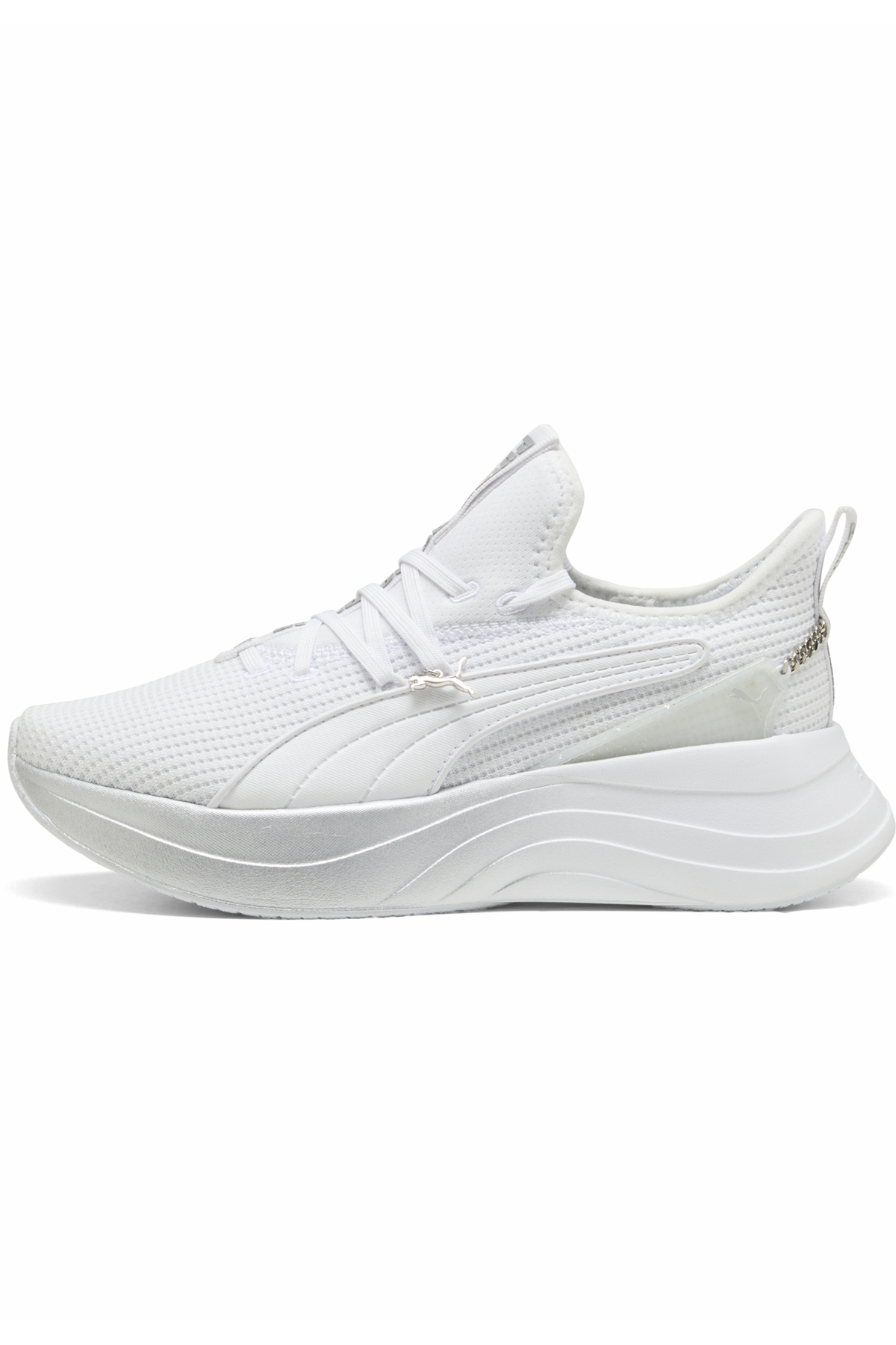White Silver Mist Gray Metallic