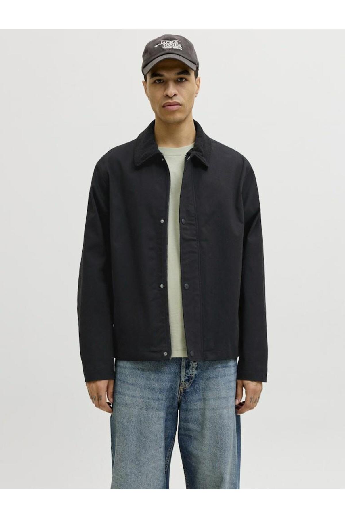 ژاکت کارگری مردانه مشکی Jjegraham جک اند جونز کت Jack & Jones