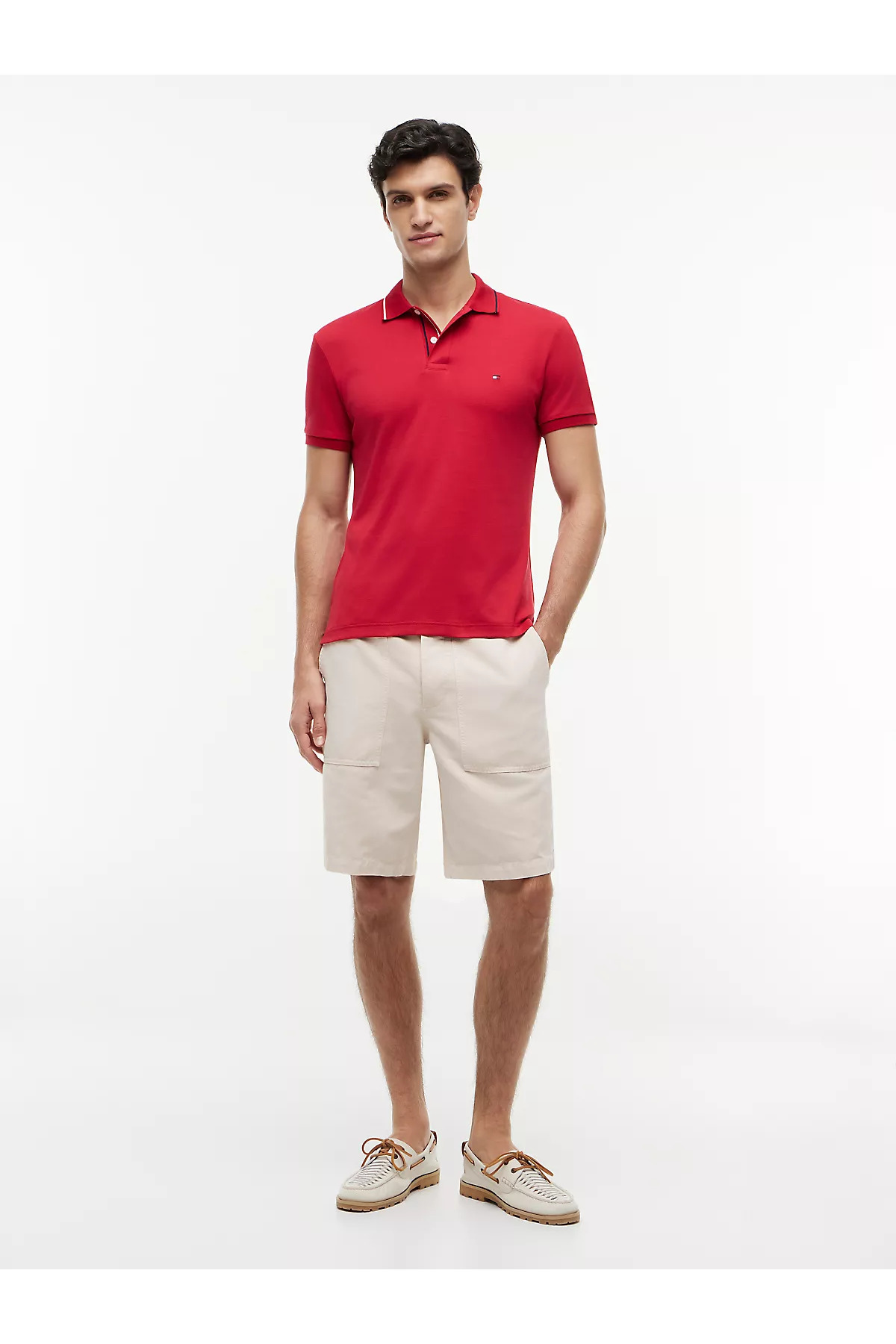 پولوشرت مردانه یقه پلو | تامی هیلفیگر Tommy Hilfiger MW0MW43263 VN - تصویر 2