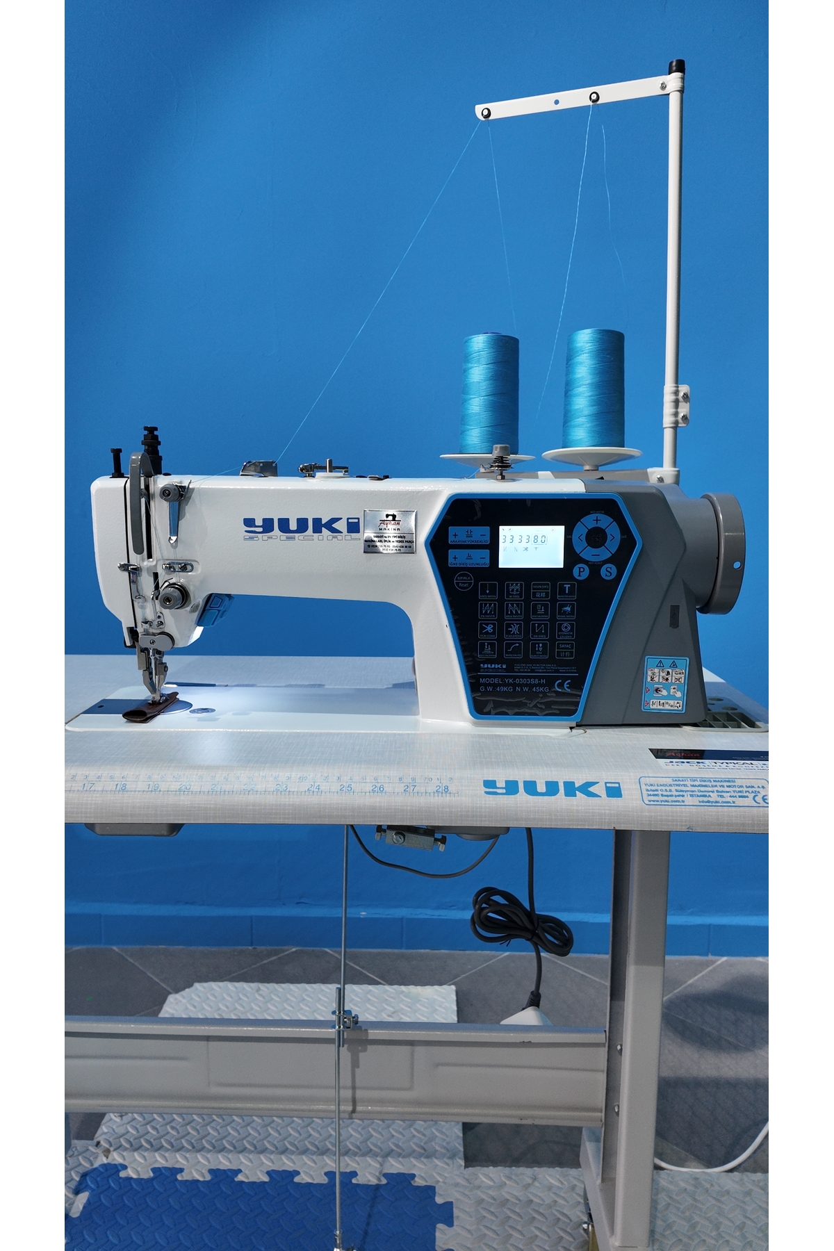 Yuki YK 0303S8-H ÇİFT PAPUÇ FULL OTOMATİK DİKİŞ MAKİNASI SPET