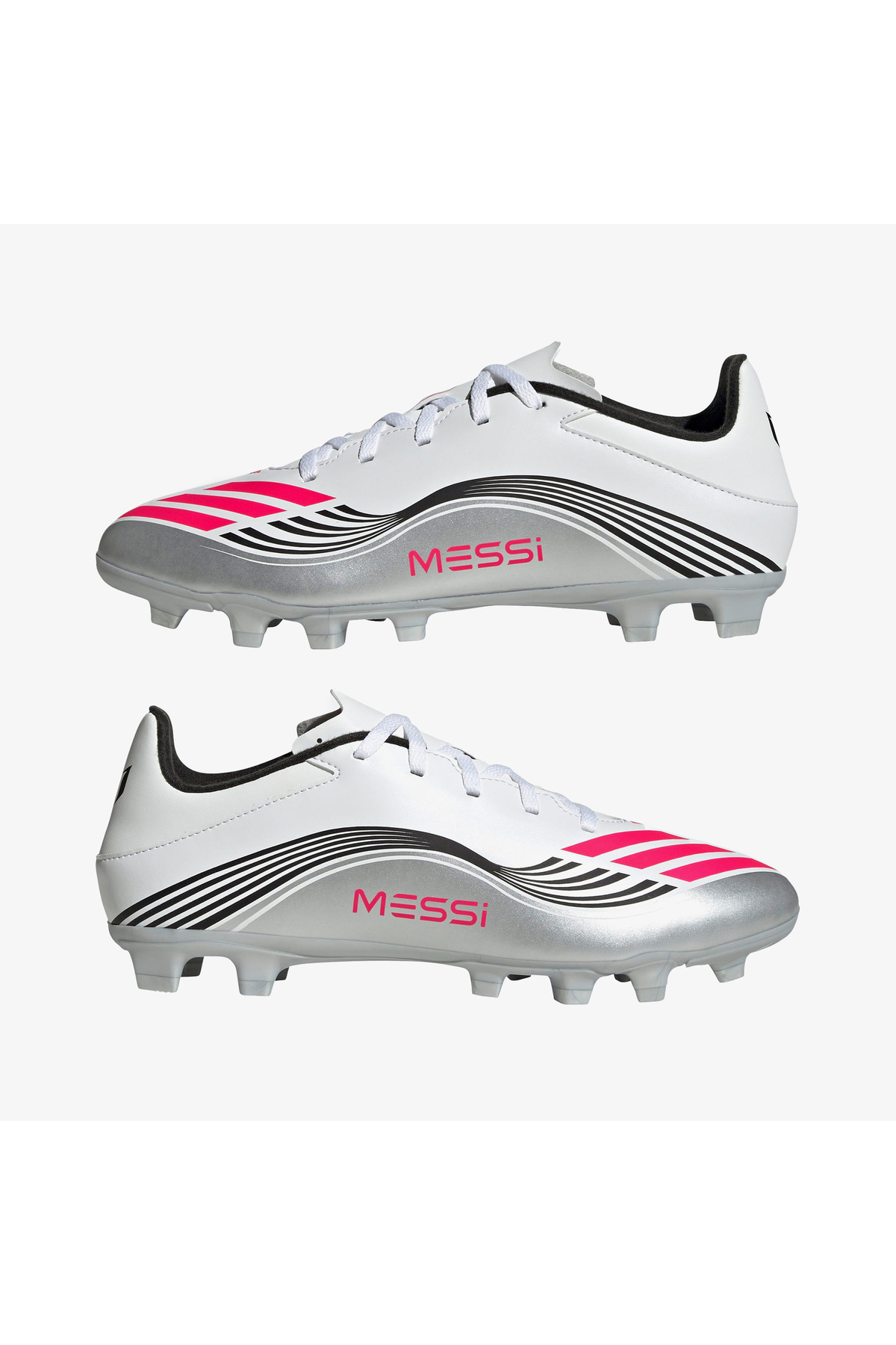 adidas F50 MESSI LEAGUE FG/MG J JP7454 Gri Krampon görsel 7