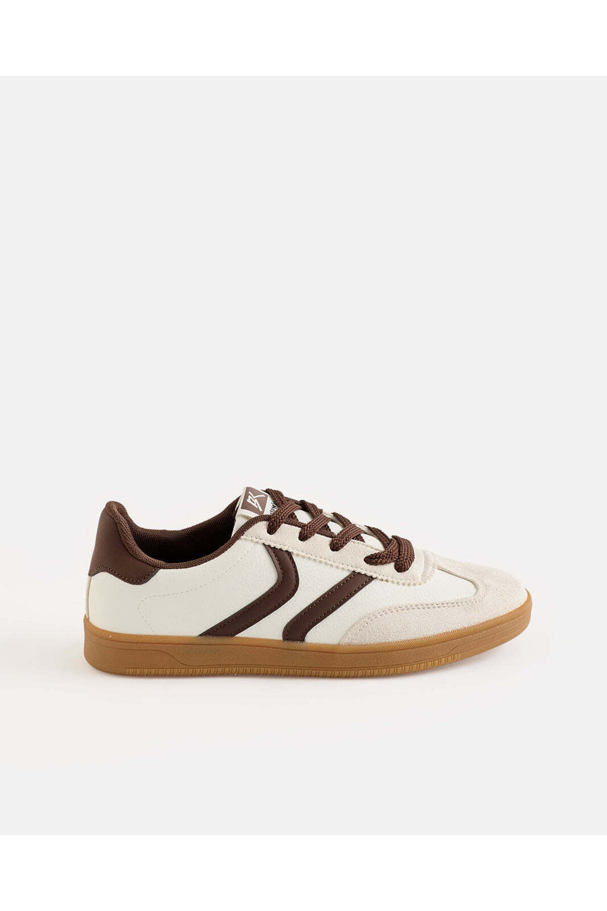 REDTAG Women White Colour Block Low Top Sneakers