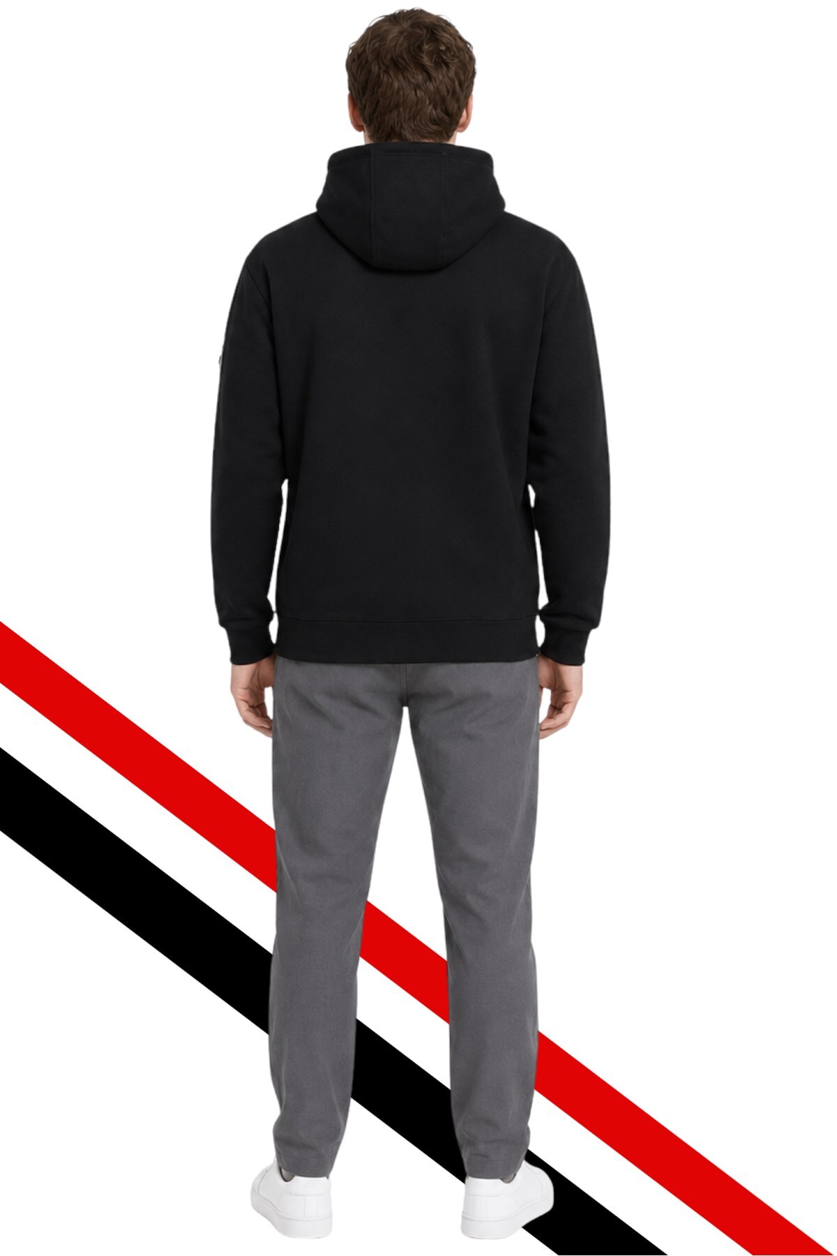 Beşiktaş ERKEK KAPÜŞONLU SWEATSHIRT LAZER KUTU HEDİYELİ görsel 4