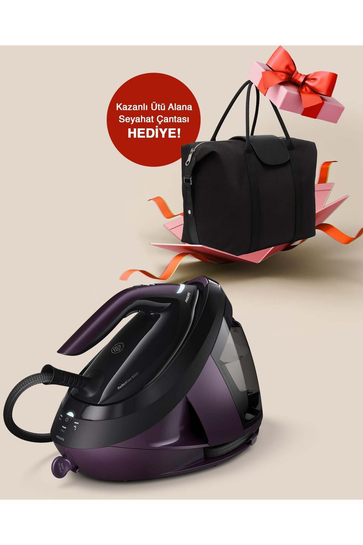 Philips PerfectCare 8000 Serisi PSG8160/30 Buhar Kazanlı Ütü +