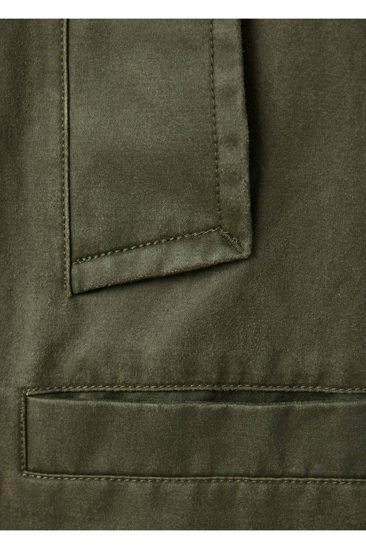 MANGO Woman Corduroy collar jacket görsel 7