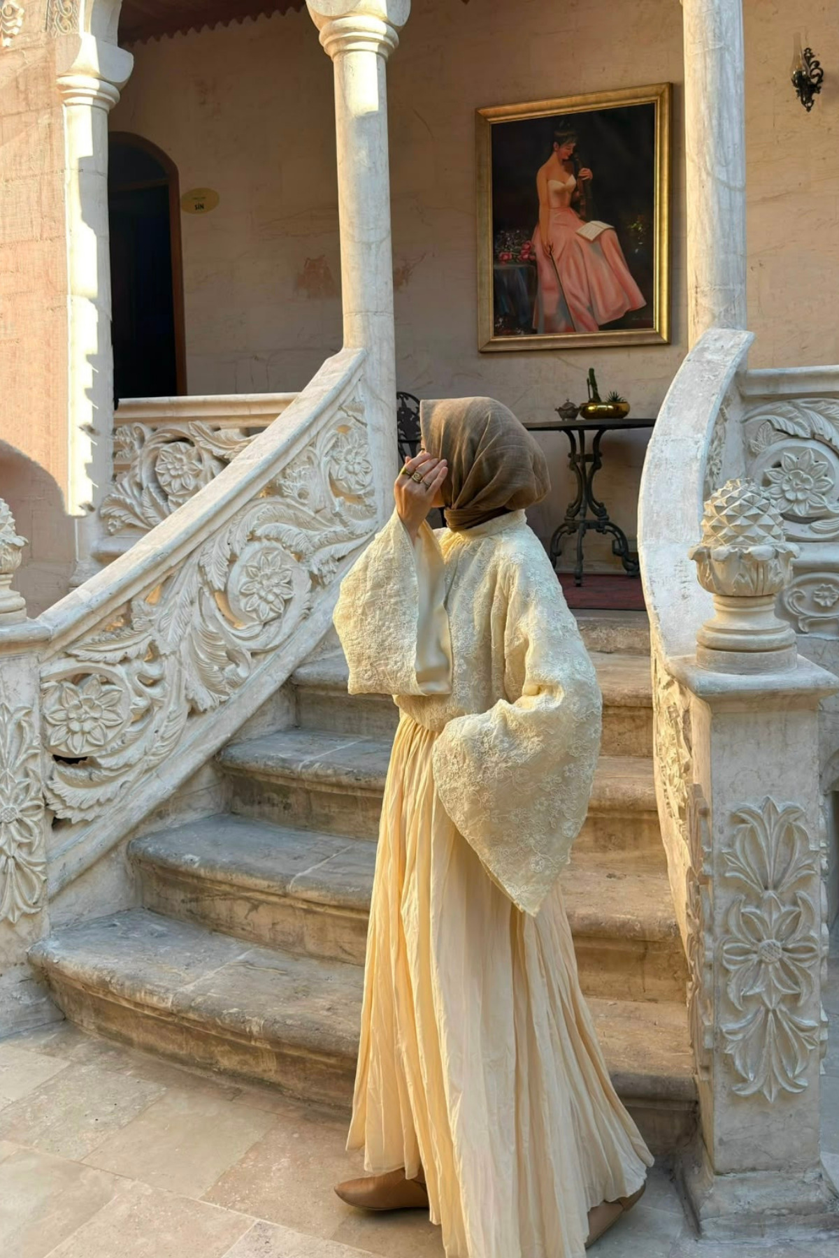 Faya Boutique Faya Girls x Krem Güpür İşlemeli Velissa Bluz görsel 3