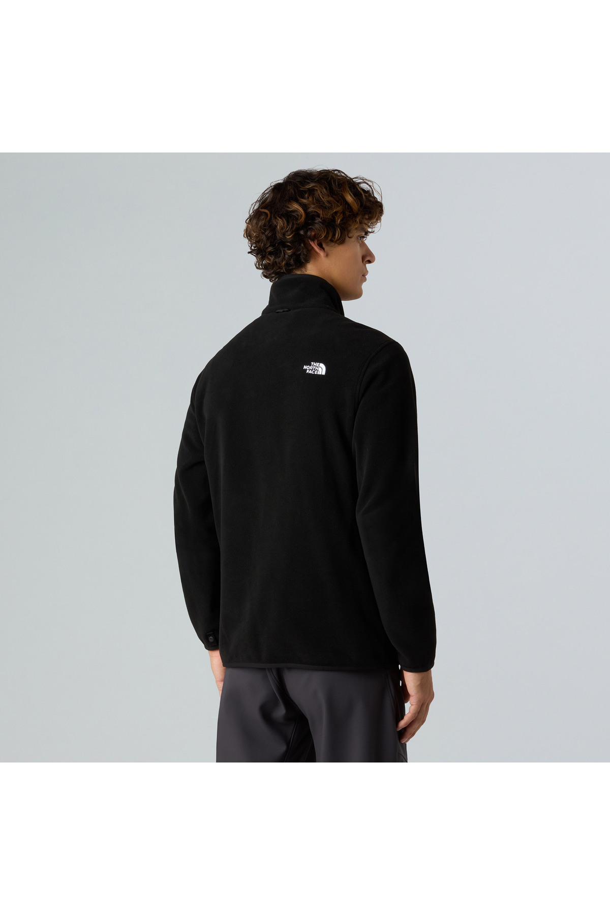THE NORTH FACE Glacier Erkek Siyah Polar Ceket görsel 3