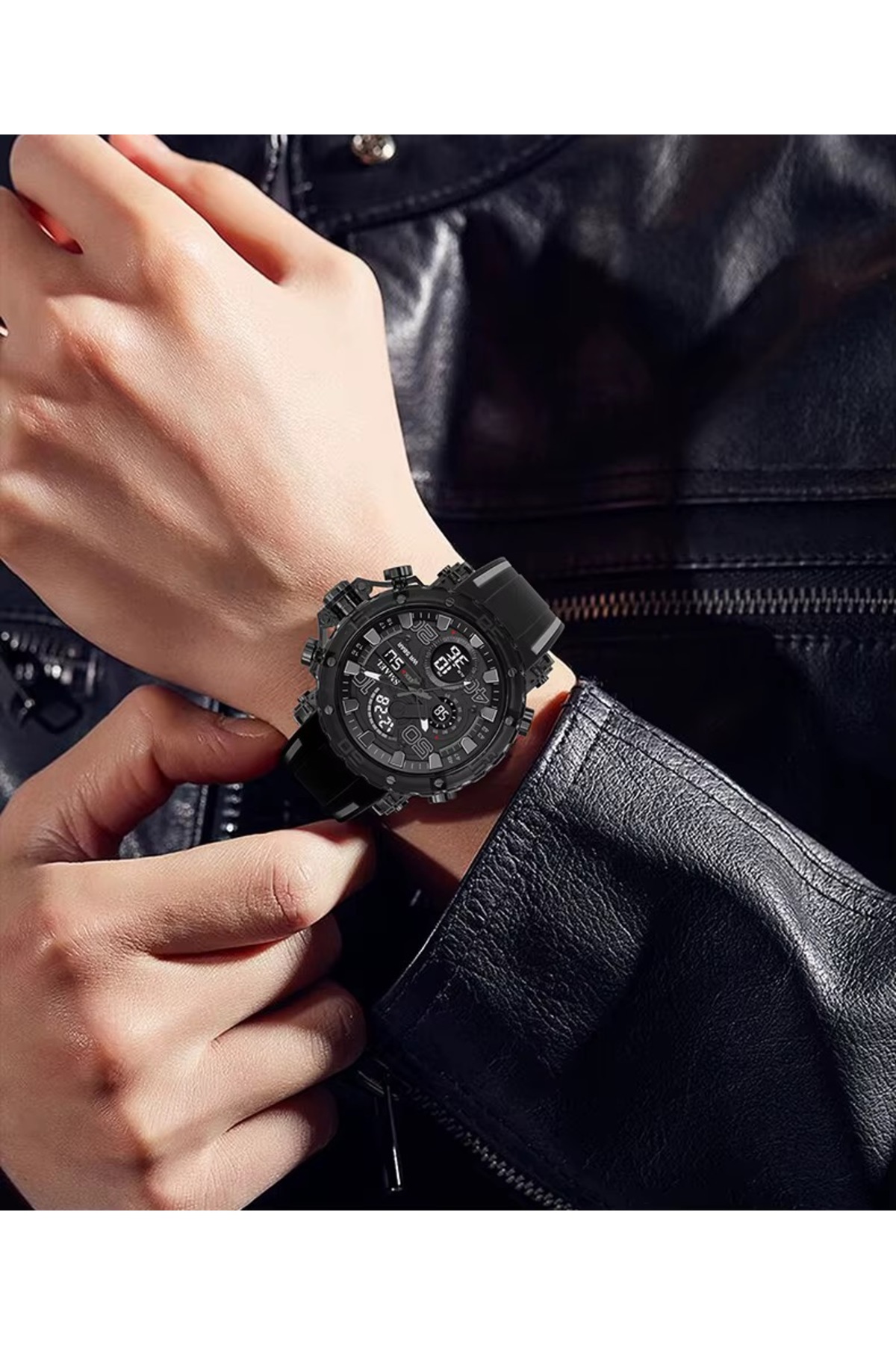 SMAEL 8136 Luxury Tasarım Spor Erkek Kol Saati görsel 2