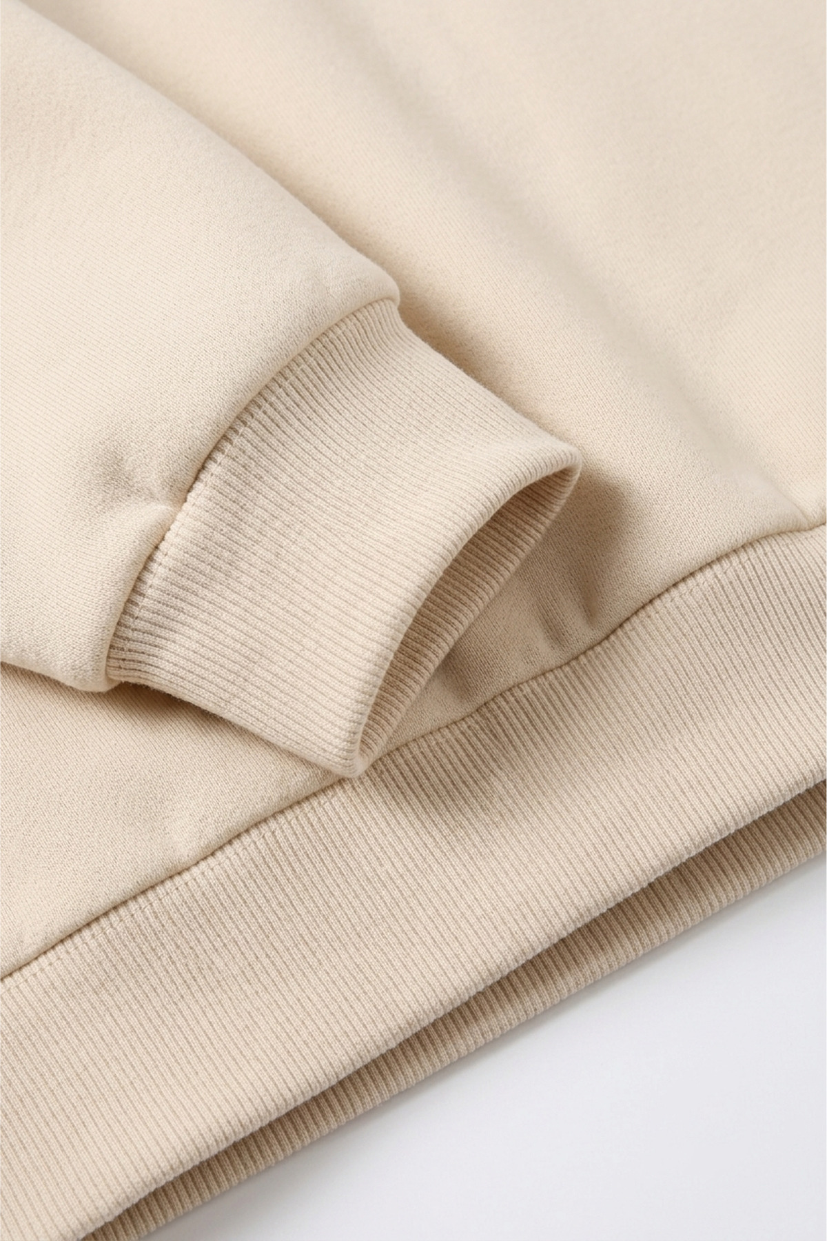 Unisex Caroline Tasarım Basklı Bisiklet Yaka Sweatshirt - 2'li Eşofman Takımı — بژ 0YAKA-CAROLINA-ESH — تصویر 4 از 5