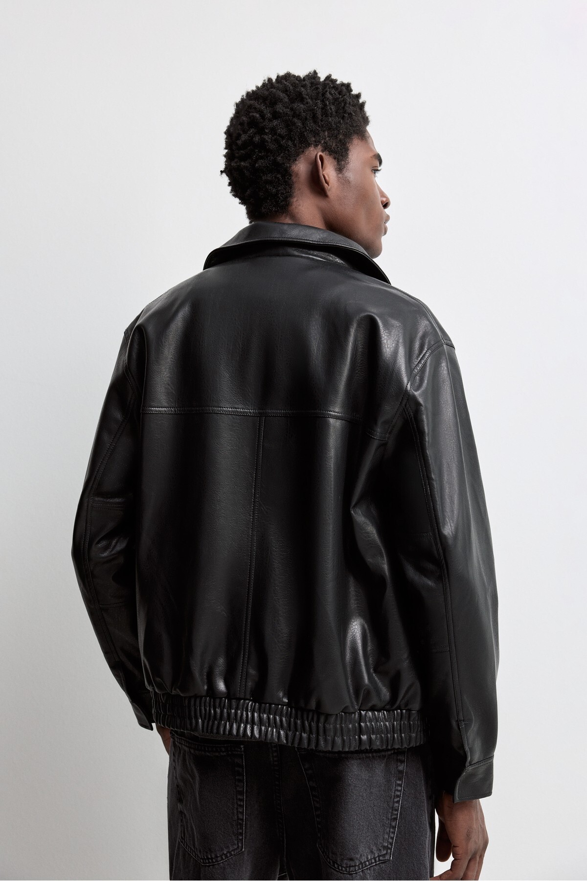 LEFTIES Suni deri ceket görsel 4
