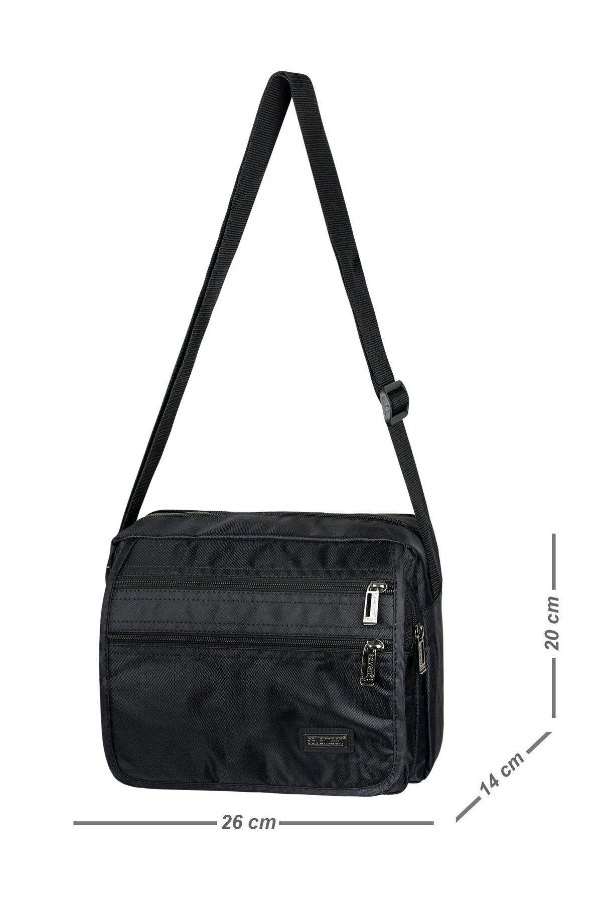 SEVENTEEN 2246-Waterresistant Kumaş Çok Bölmeli El ve Omuz Çantası Günlük Evrak Çantası görsel 3