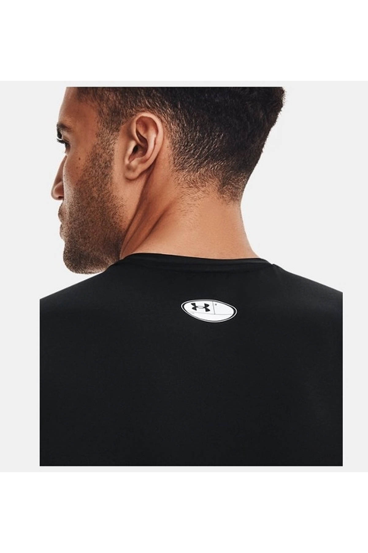 Under Armour UA HeatGear Armour Compression Siyah Erkek Kolsuz T-shirt 1361522-001 görsel 2