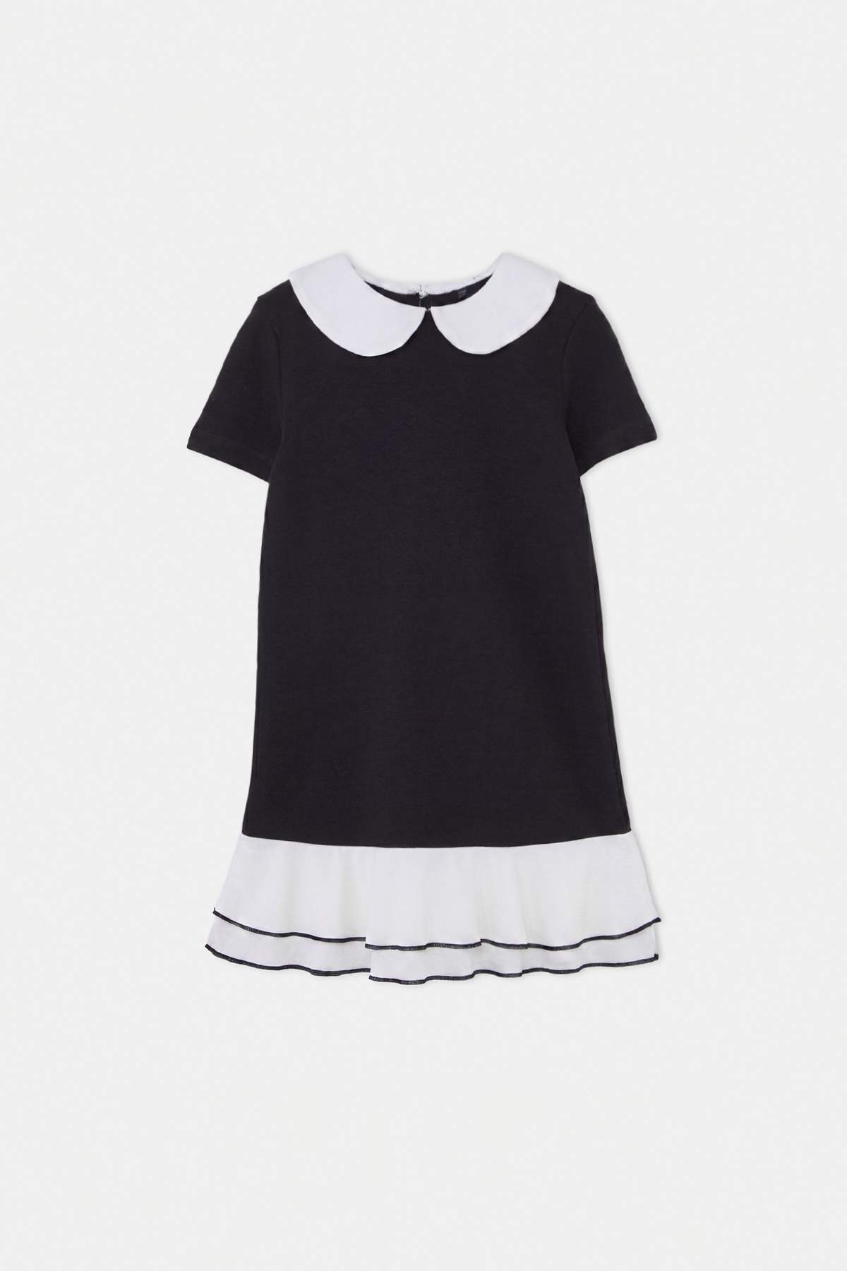 Trendyolmilla Kids Siyah Midi Düz Örme Elbise TKDSS26EL00052